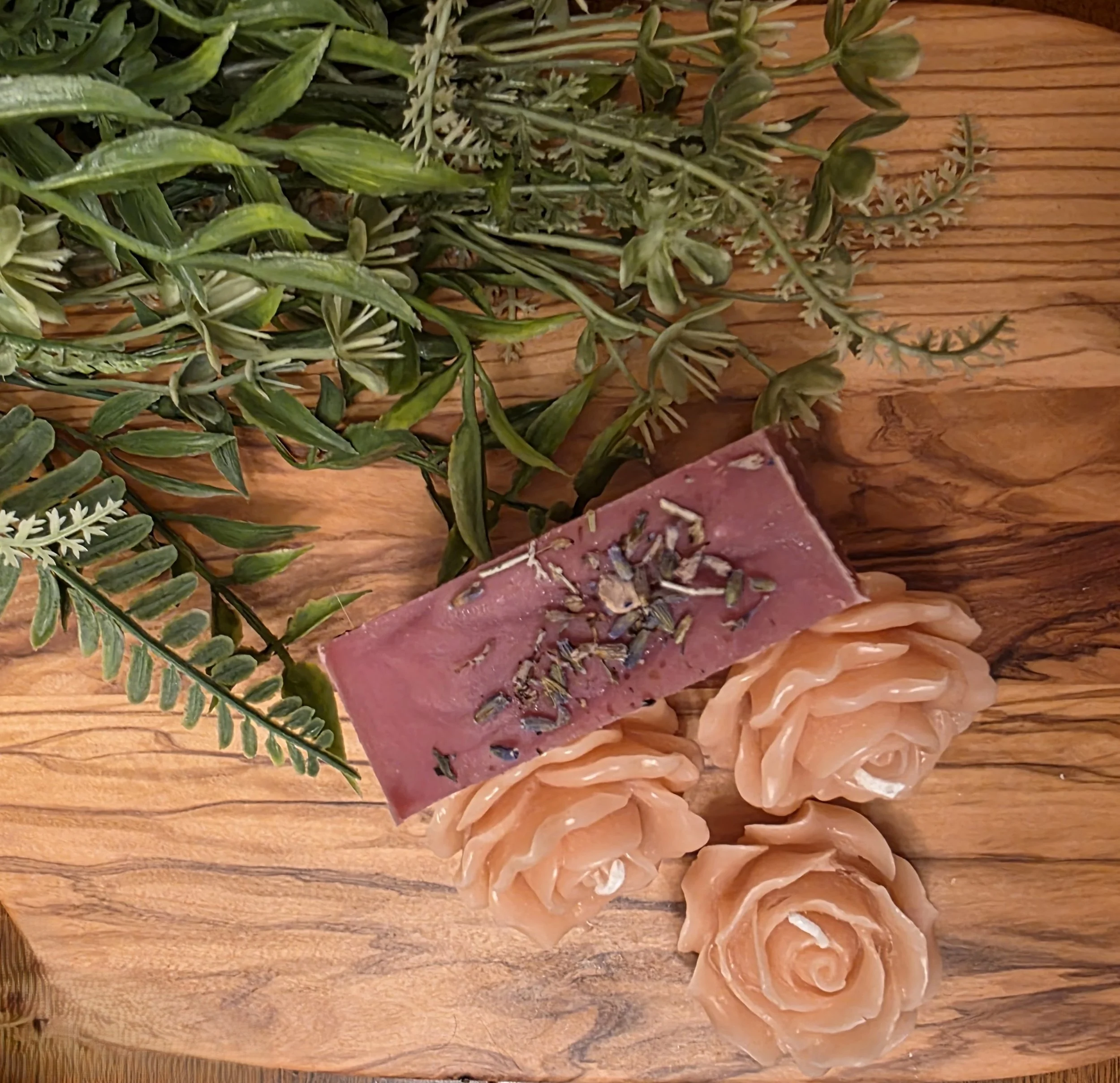 Floral Candles & Soap Gift Set