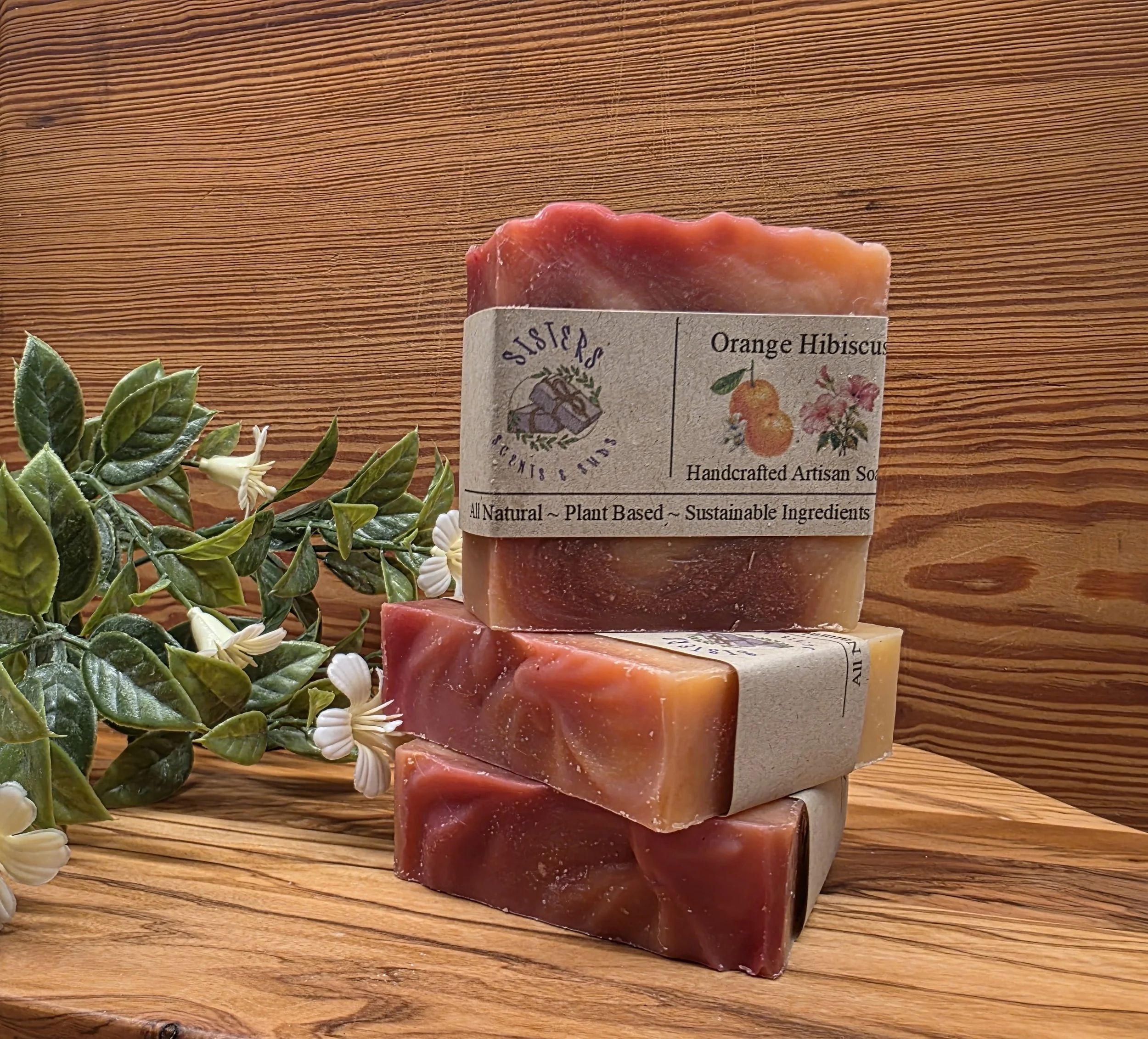 Hibiscus Orange Soap