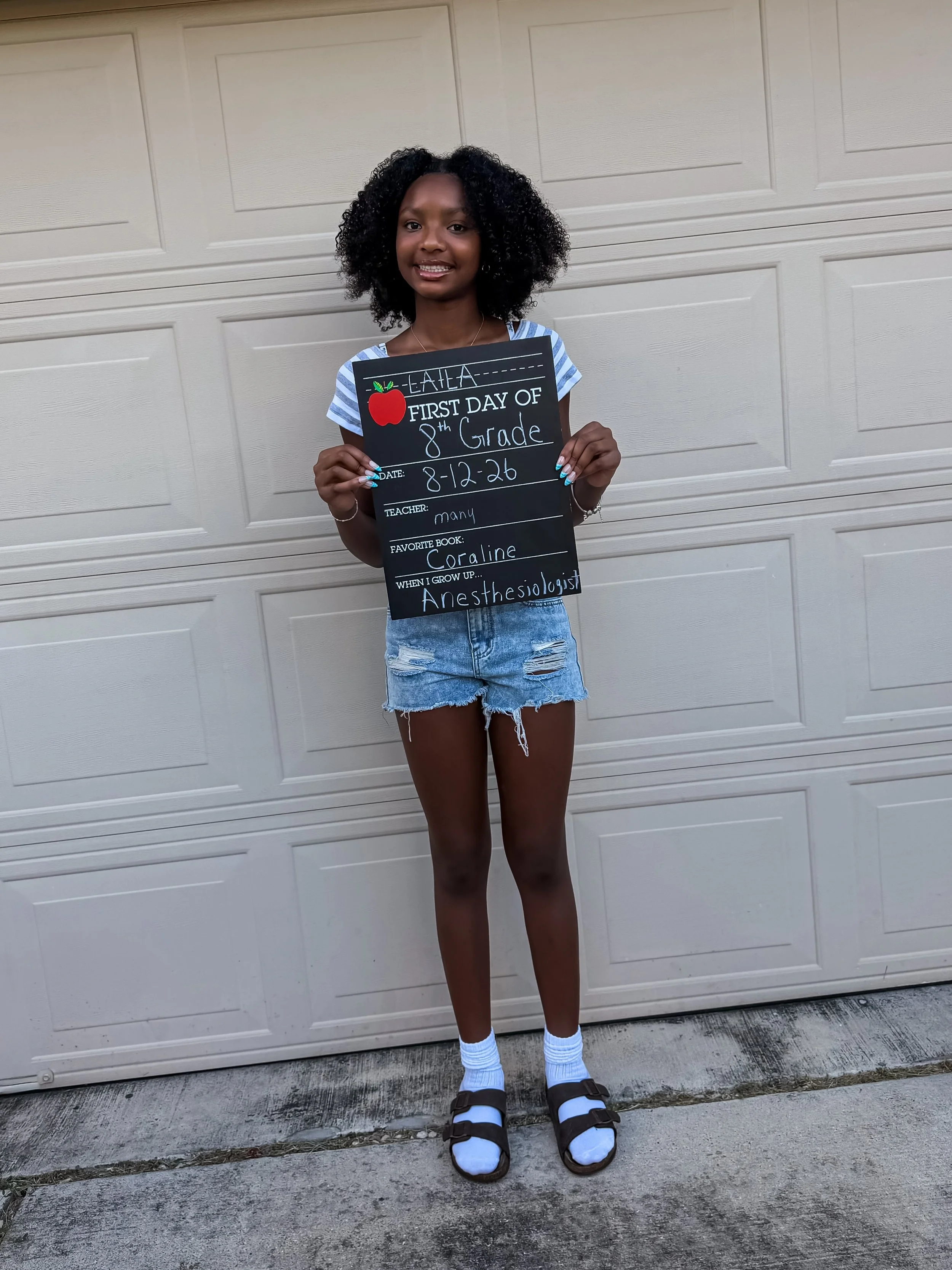 And just like that, I have an 8th grader. 💗 Her last year before high school&hellip; how are we already here?! 🥹

Did I cry after I dropped her off? Why yes, yes I did.  Watching her grow over the years has been such a blessing, and I&rsquo;m so pr