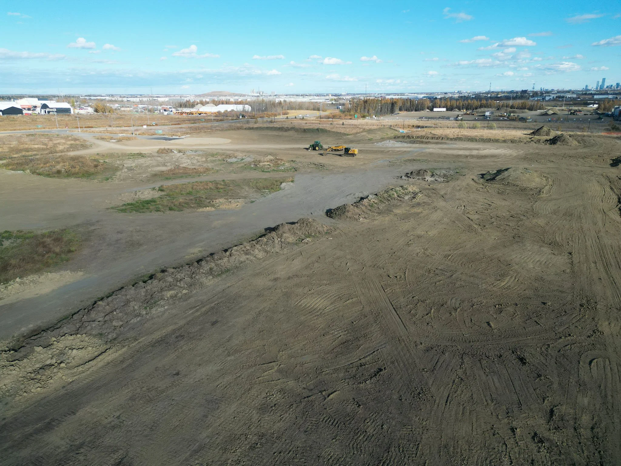 Aerial view of 199 Street Industrial Business Park