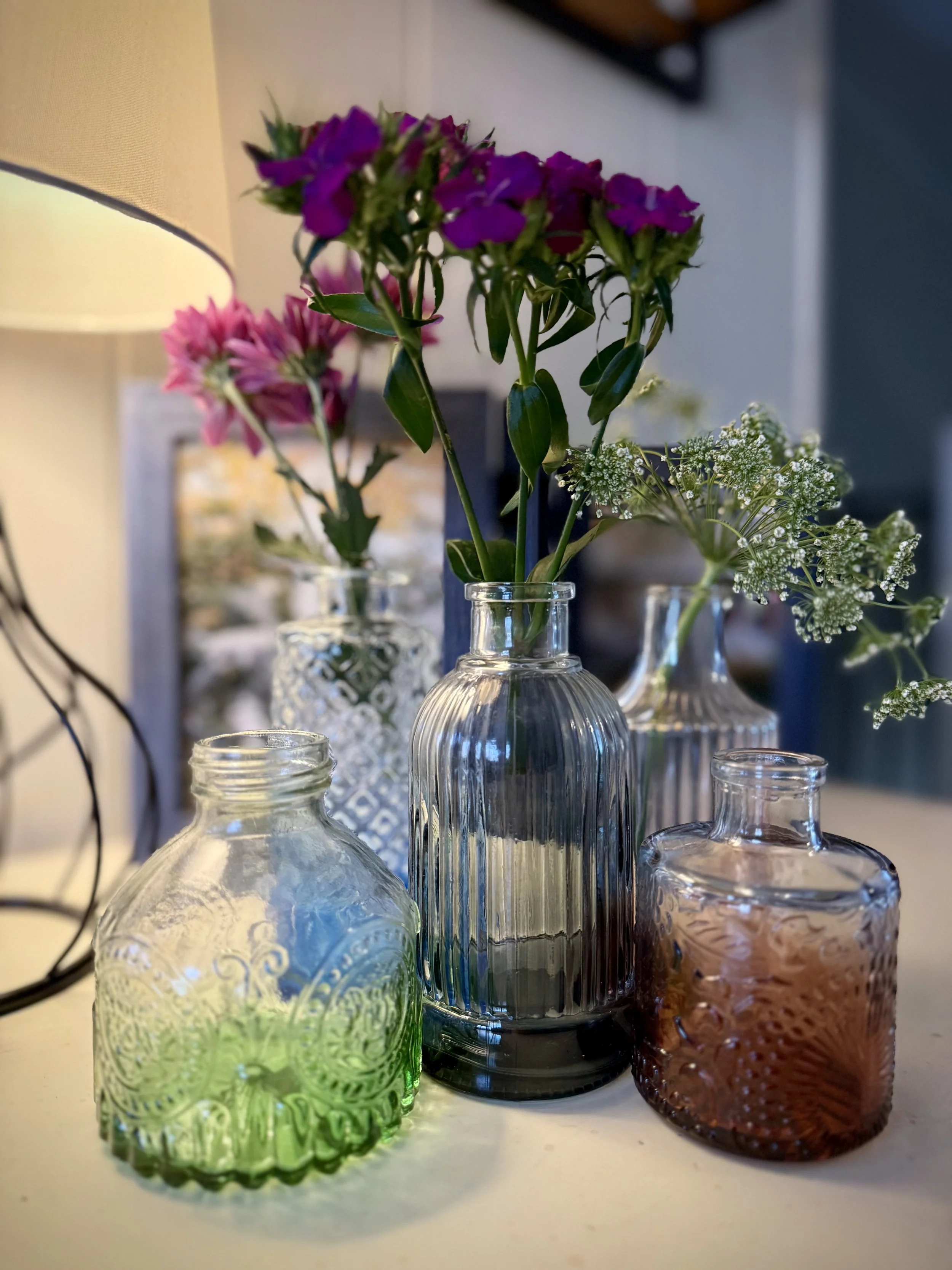 Multi-Color Vintage Bud Vase Bundle (24) • $60