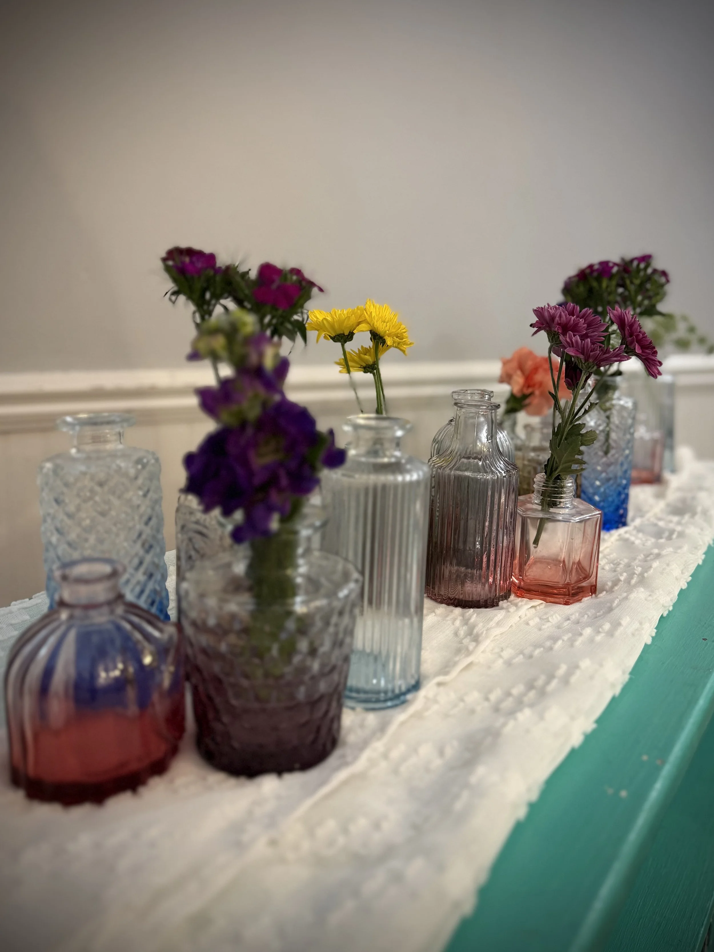 Multi-Color Vintage Bud Vase Bundle (24) • $60