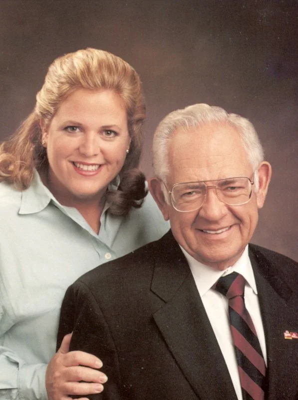 Wendy Thomas and her father, Dave Thomas, Founder of Wendy's