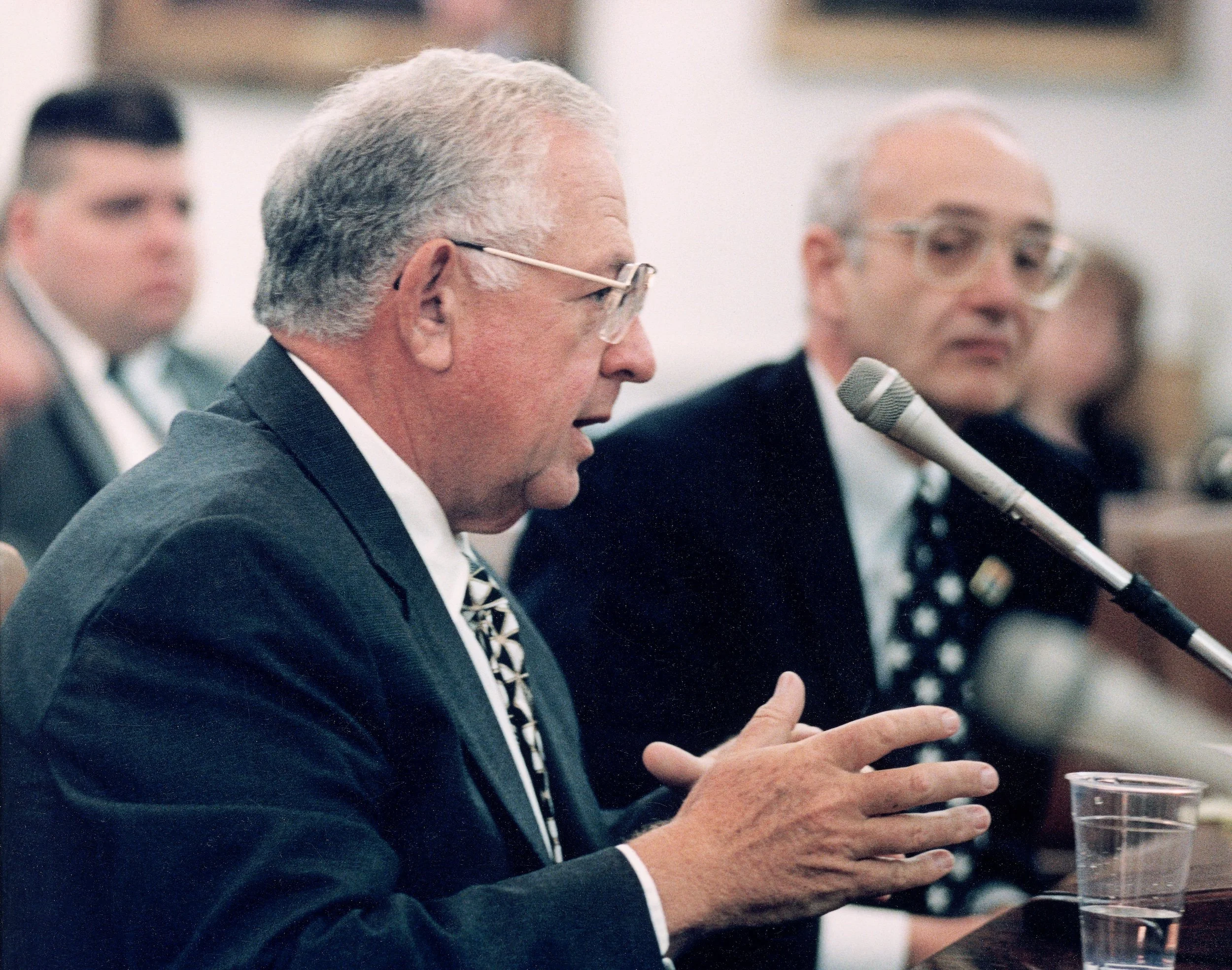 Dave Thomas at a session with Congress talking about the importance of adoption benefits