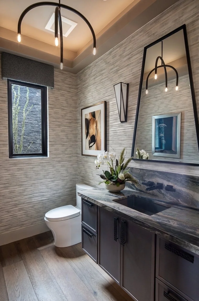 Fountain Hills Arizona Desert Contemporary Powder Room