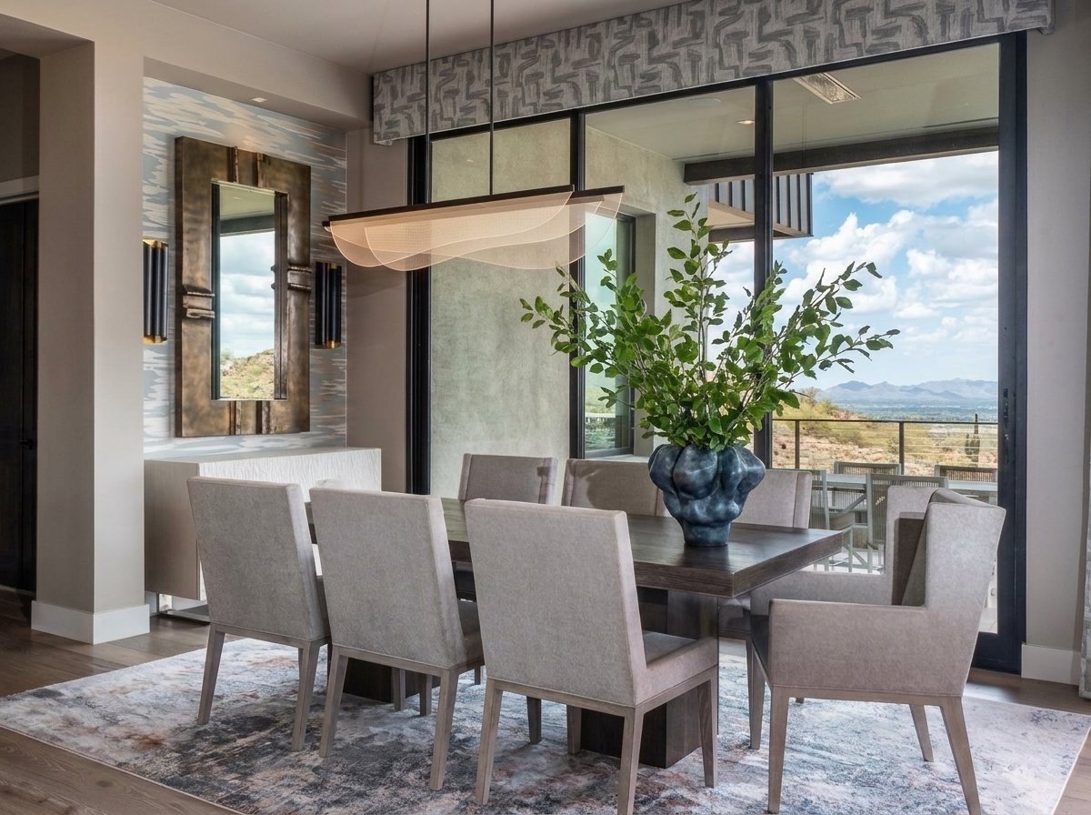 Fountain Hills Arizona Desert Contemporary Dining Room
