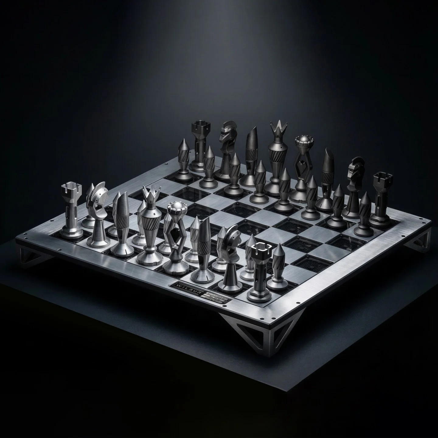 BATTLEFIELD MK1
An ancient game of conflict and strategy transformed into a rare industrial artifact.

Edition of 10

Private release Monday

A SUPERMACHINE by Jason Wilbur