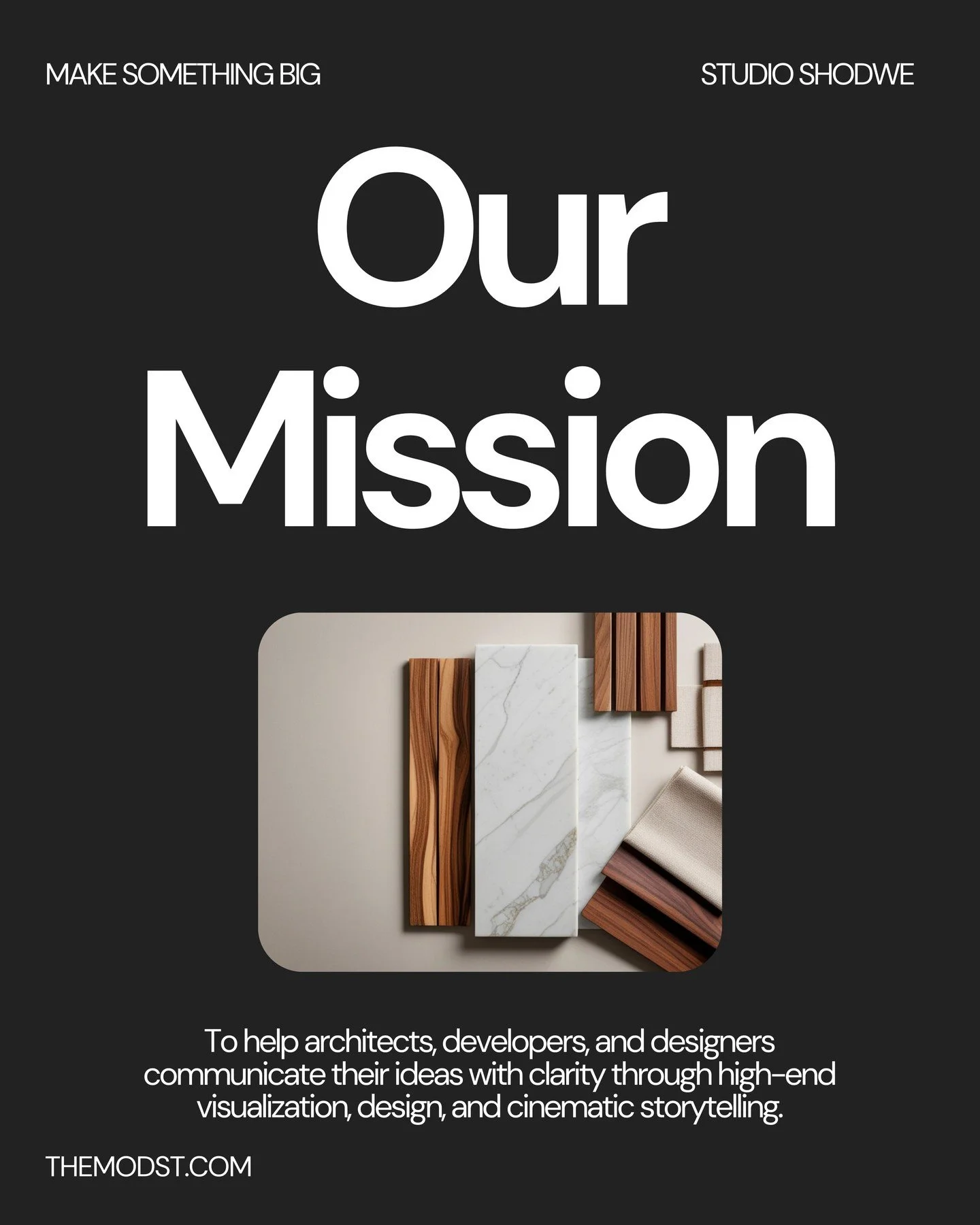 Design. Visualization. Motion.
Bringing ideas to life through high-end renderings and cinematic visuals.

📩 info@themodst.com

📞 949-665-5395