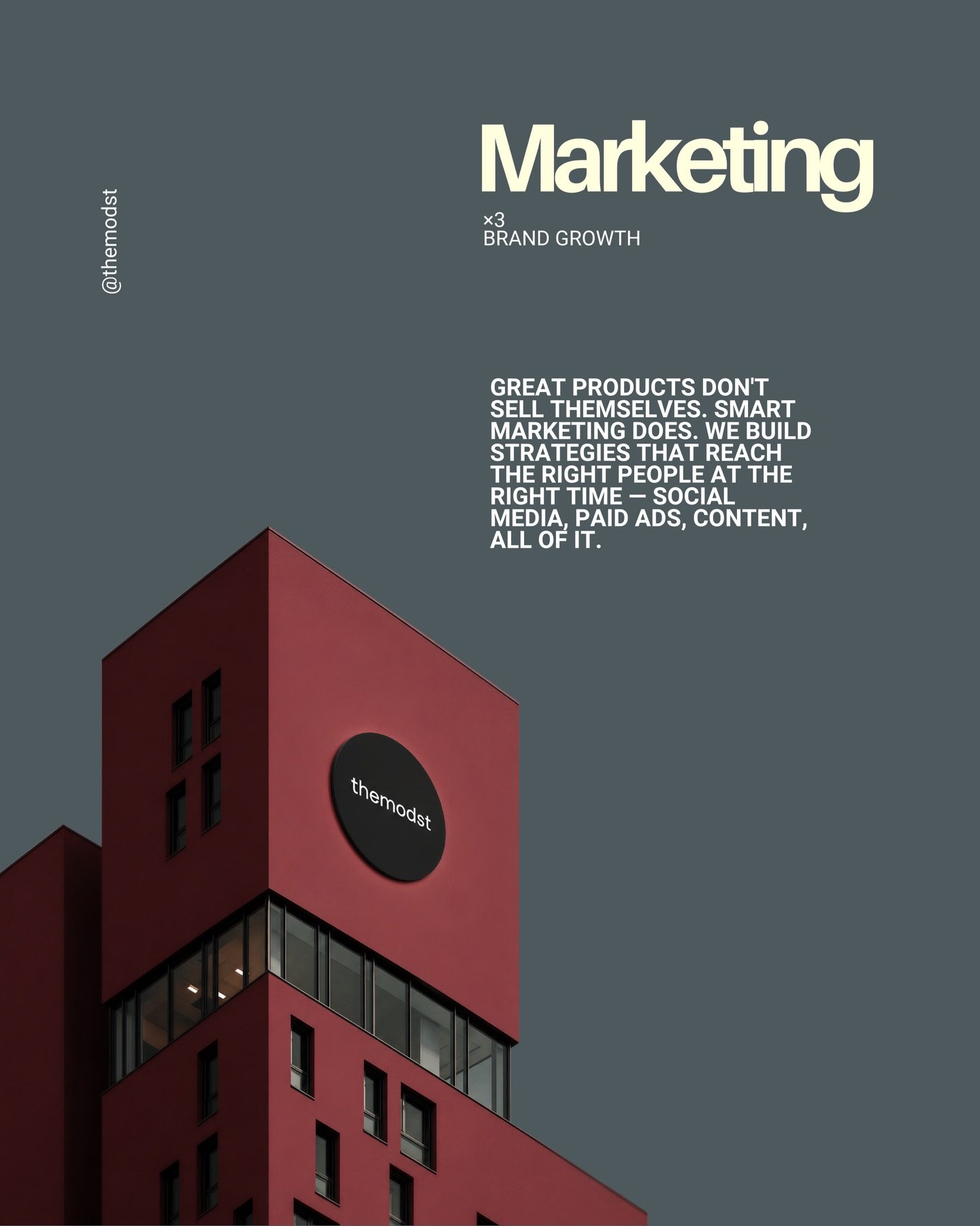 We market. You grow.