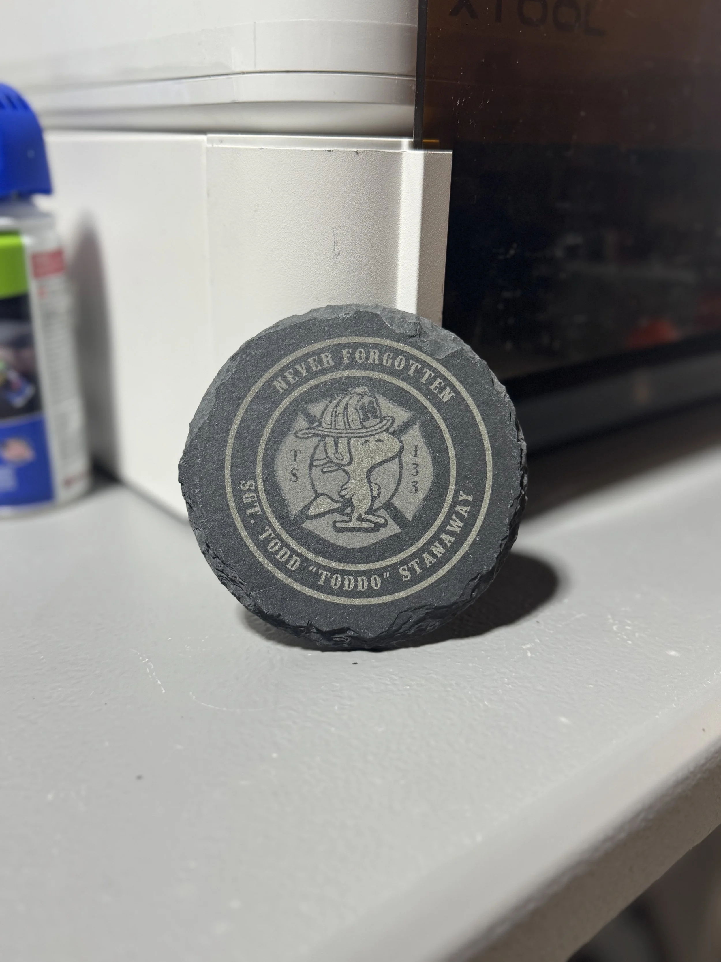 Laser Engraved Slate Coasters