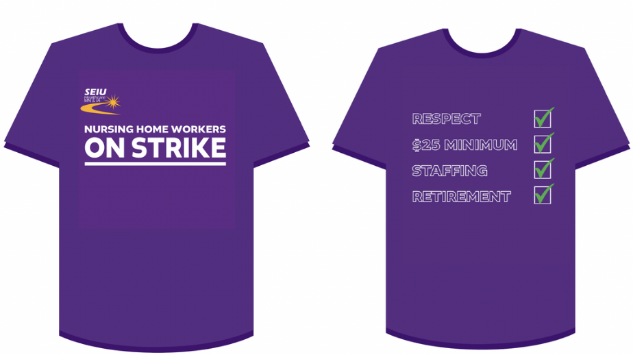 Nursing Home Strike T-shirt Design