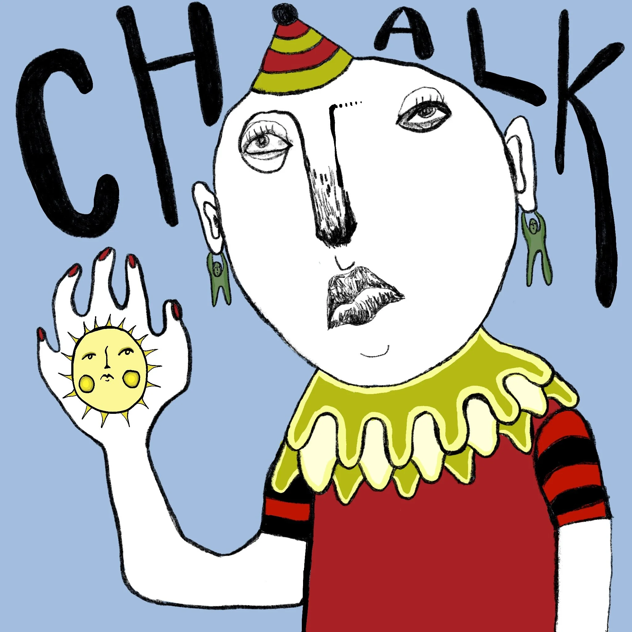 Chalk Projection Illustration