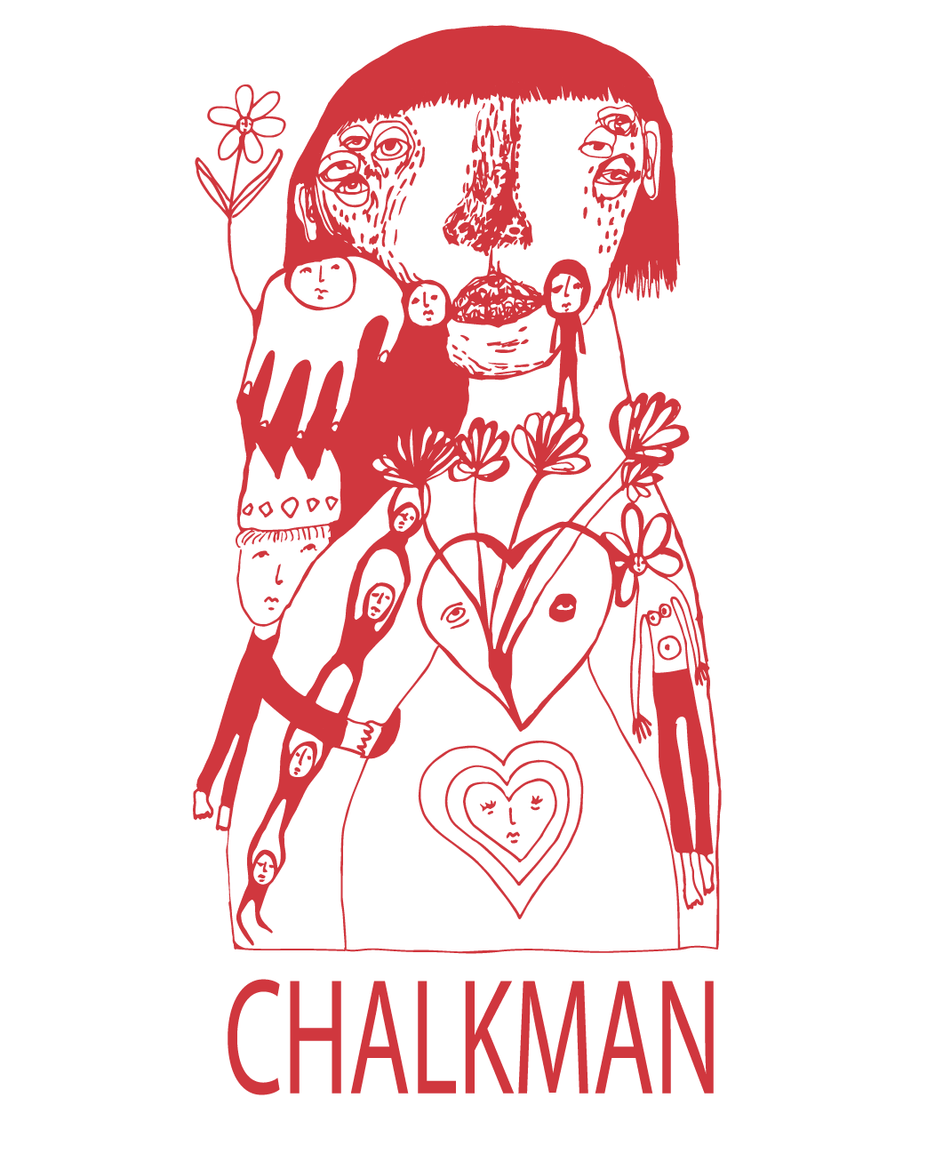 Chalkman T-shirt Design 