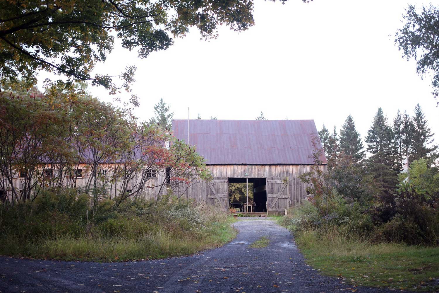  The main barn at Worlds End 