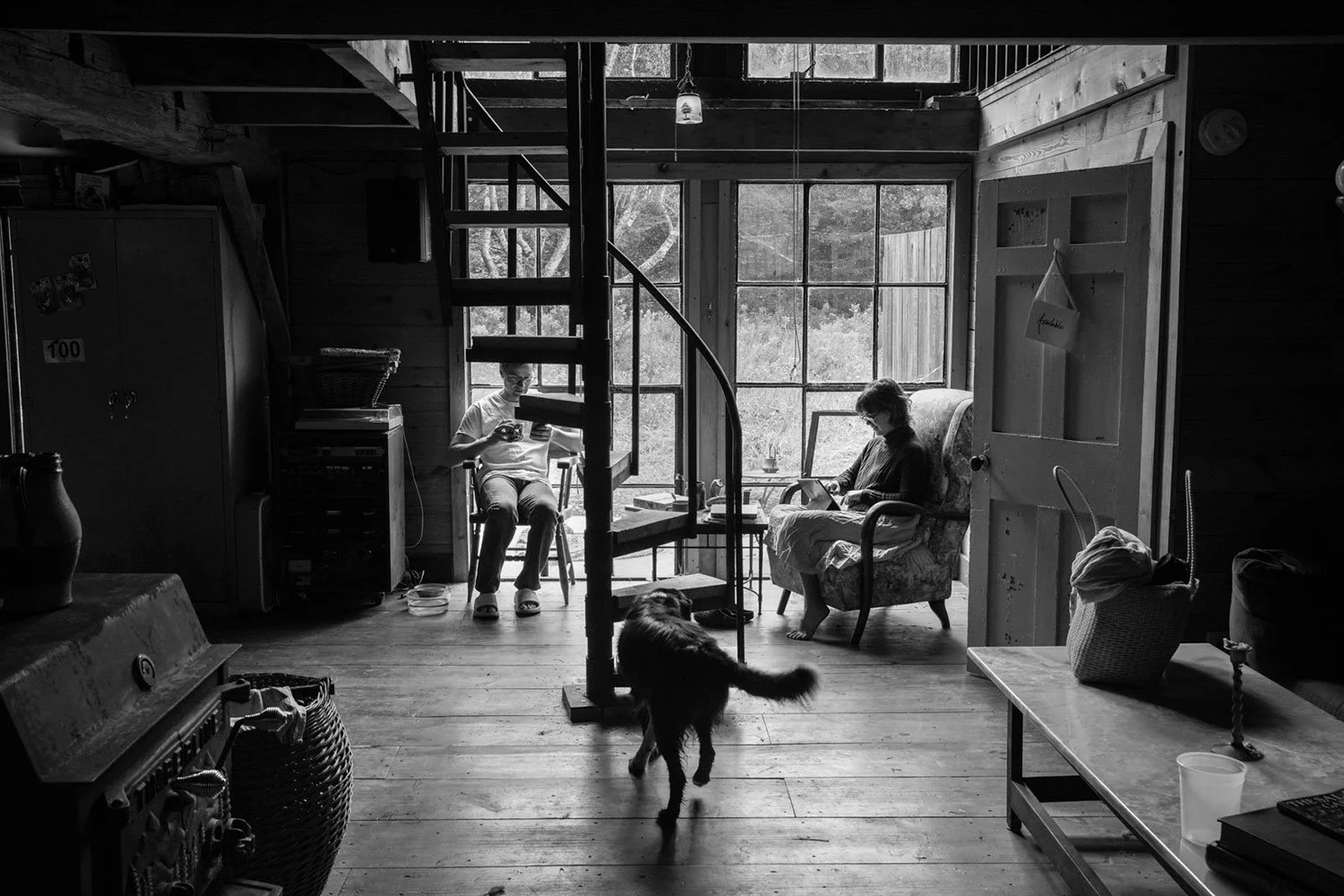  Sitting area in the communal kitchen 