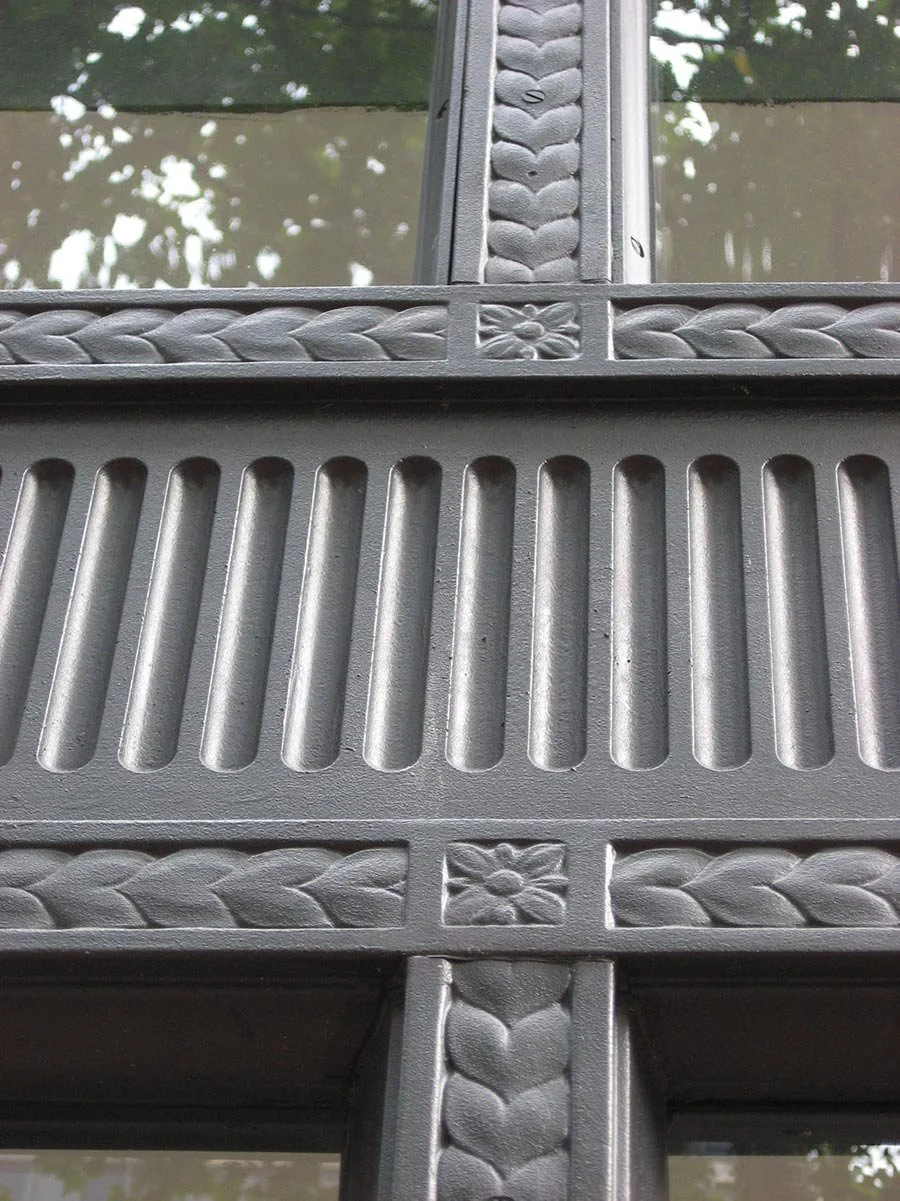 The window surrounds made in FRP, to replace the cast iron historic surrounds. 