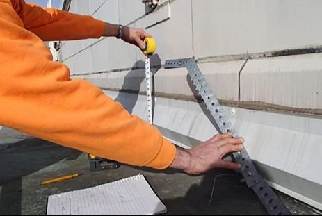 Working in the field to capture all details and dimensions before we begin designing parts and attachments.