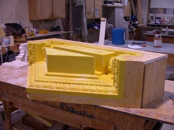 GRG can reproduce extremely fine details, requiring the use of rubber molds.