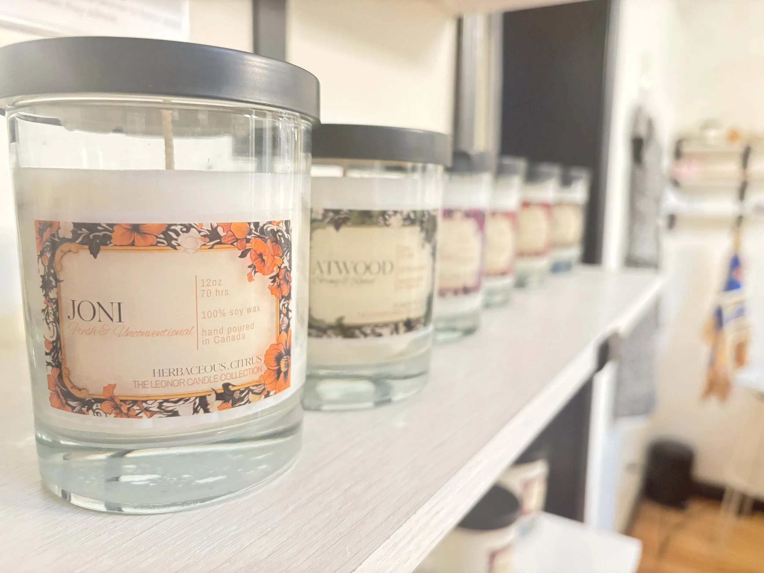 LIT AT THE LEONOR: Hand Poured Soy Candle collection honouring great Canadian Women
