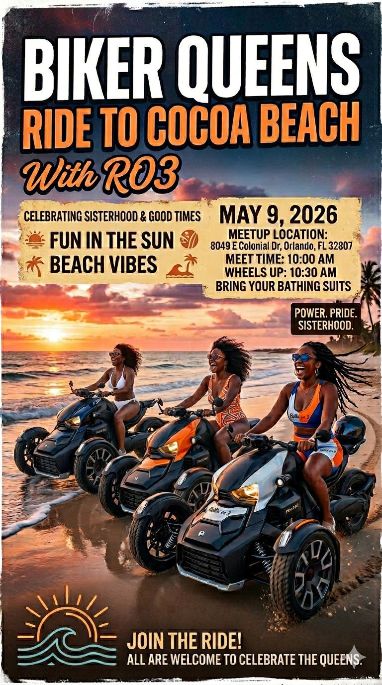 Ladies Ride to Cocoa Beach
