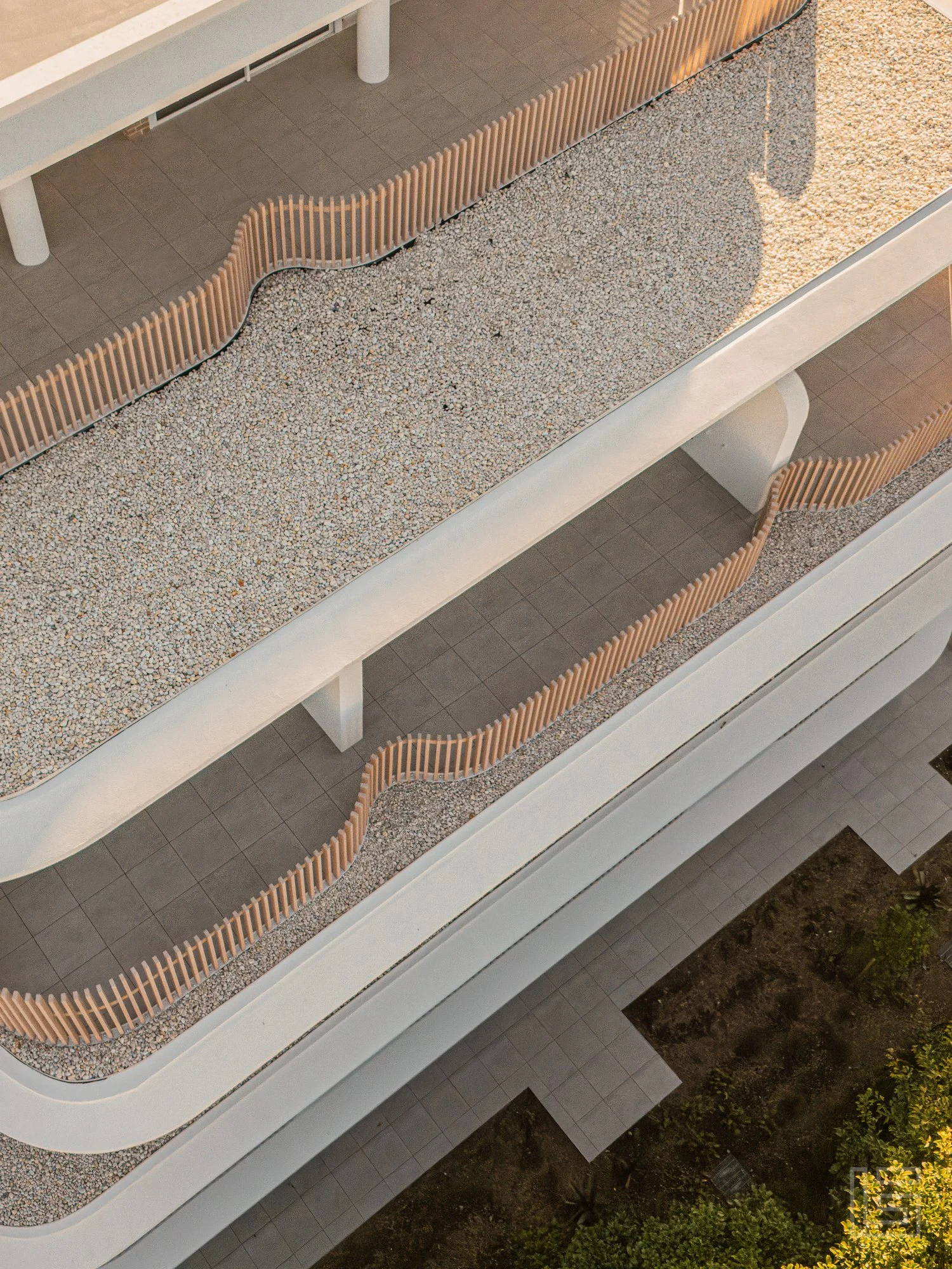 Residential building balconies