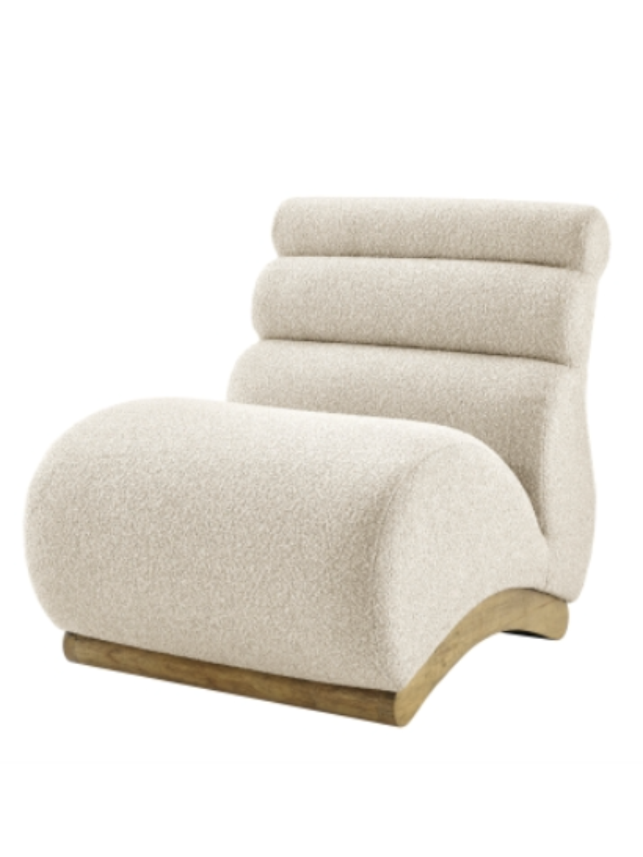 Jabba Beige Boucle Side Chair