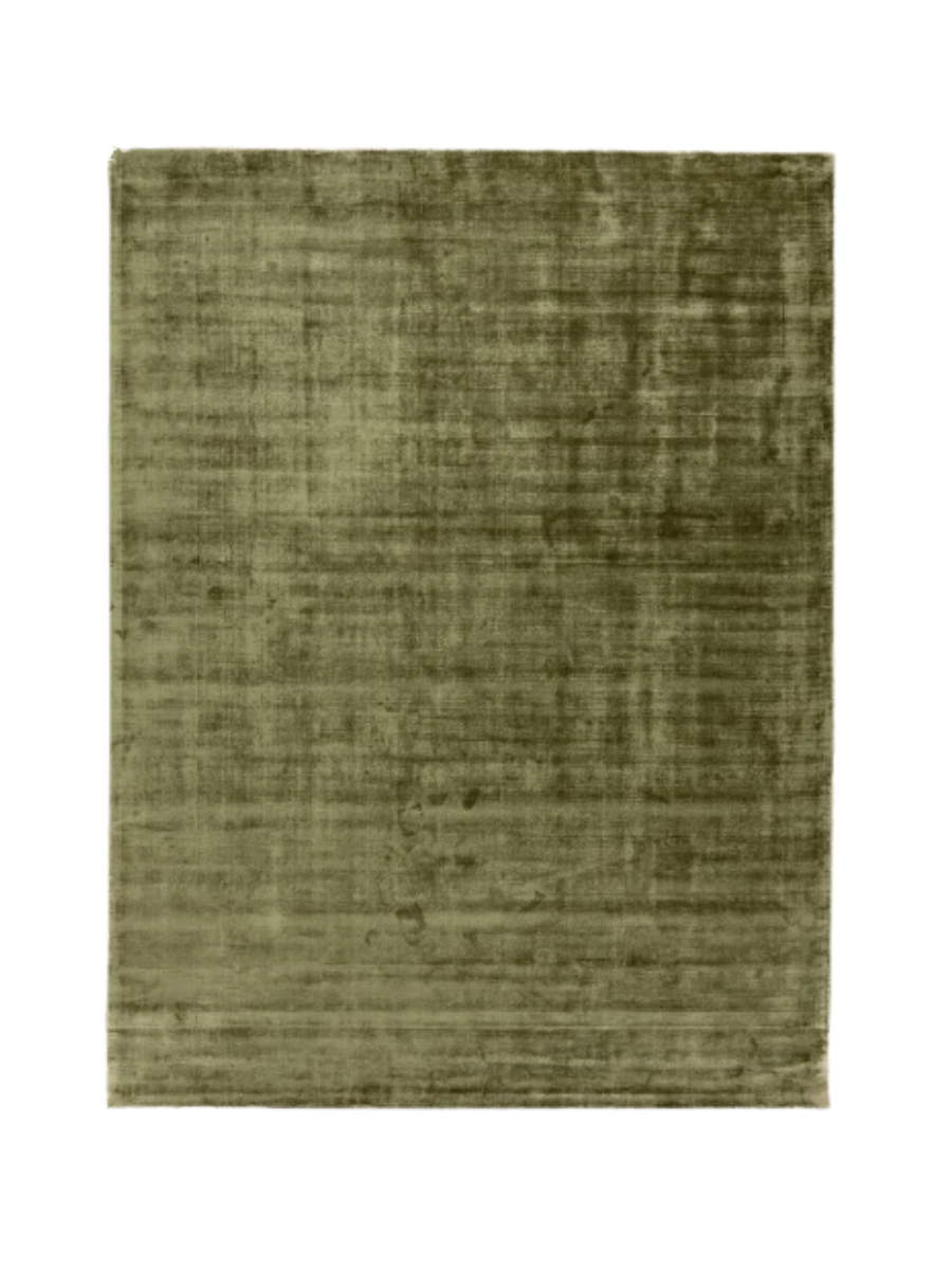Olive rug with a shimmer
