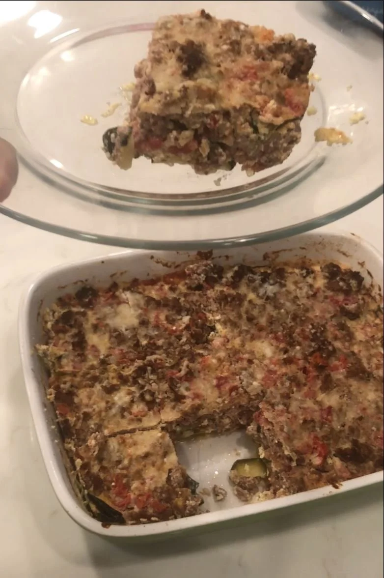 Digital DownLoad › Pasta Free Lazagna or Zuchinni Beef Bake