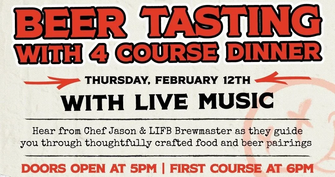 Beer Tasting with Four  Course Dinner