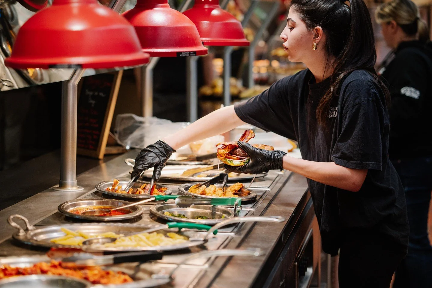 A little behind-the-scenes action from the Ghost Kitchen! 👻

Burgers on the grill, pizzas in the oven, and our team keeping things moving behind the counter. There's a whole lot happening in our kitchen before your lunch hits the table.

Come see wh