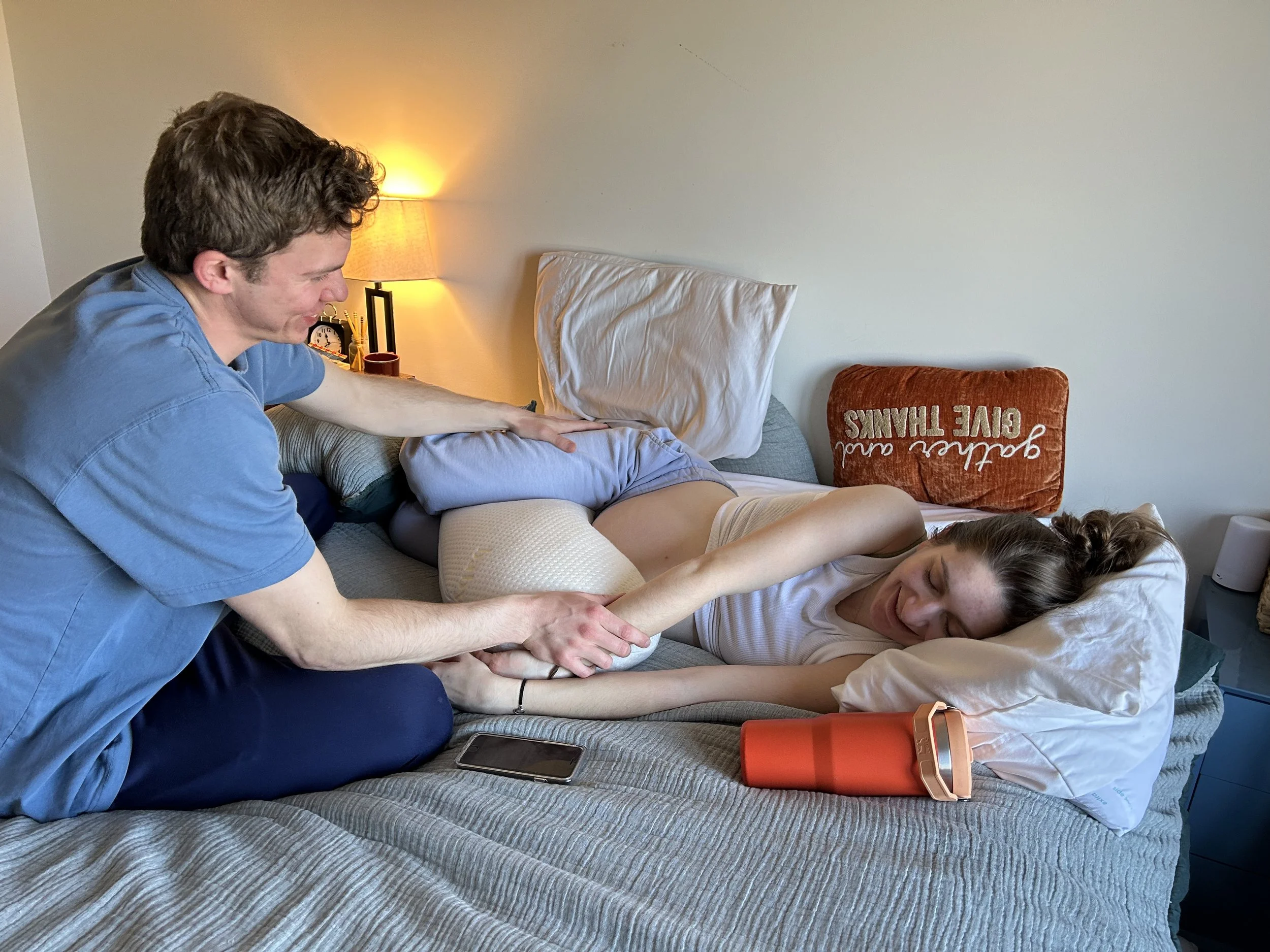 Charlottesville doula support in early labor at home