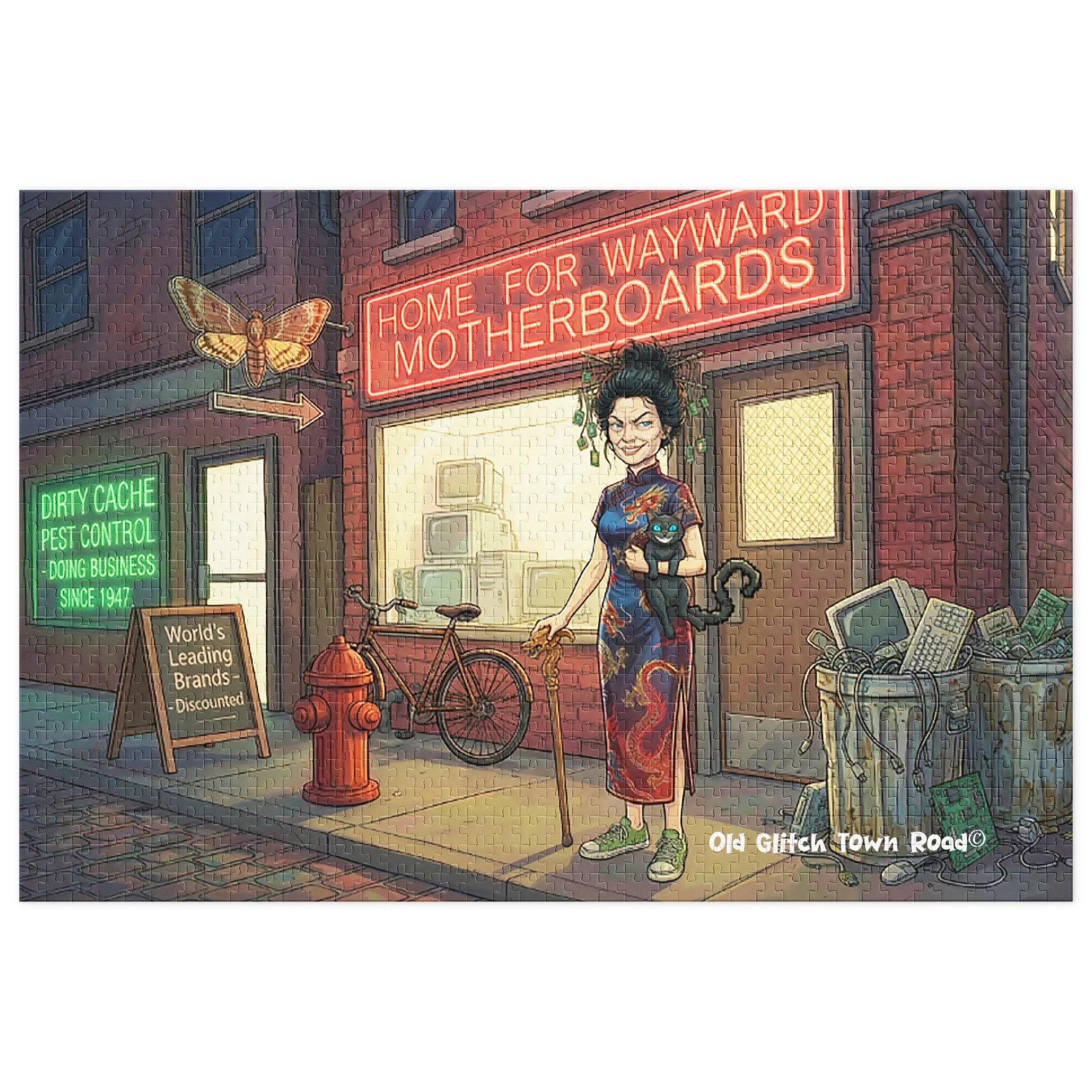 Home for Wayward Motherboards 1000 Piece Jigsaw Puzzle — Collectible Tin - $44.99