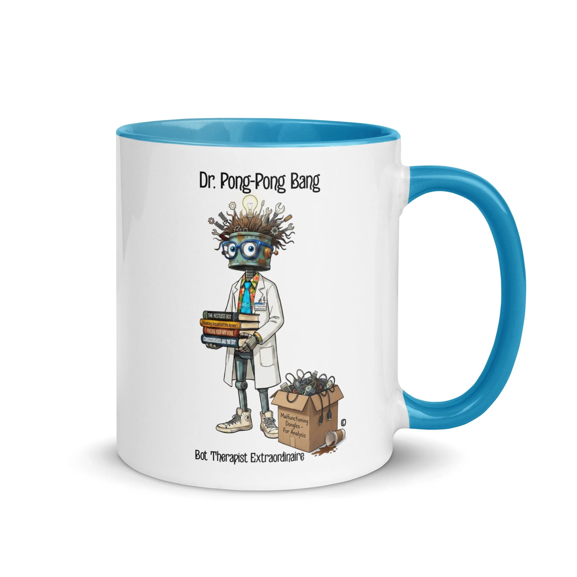 Dr. Pong-Pong Bang Mug — Bot Therapist Extraordinaire - $24.99
