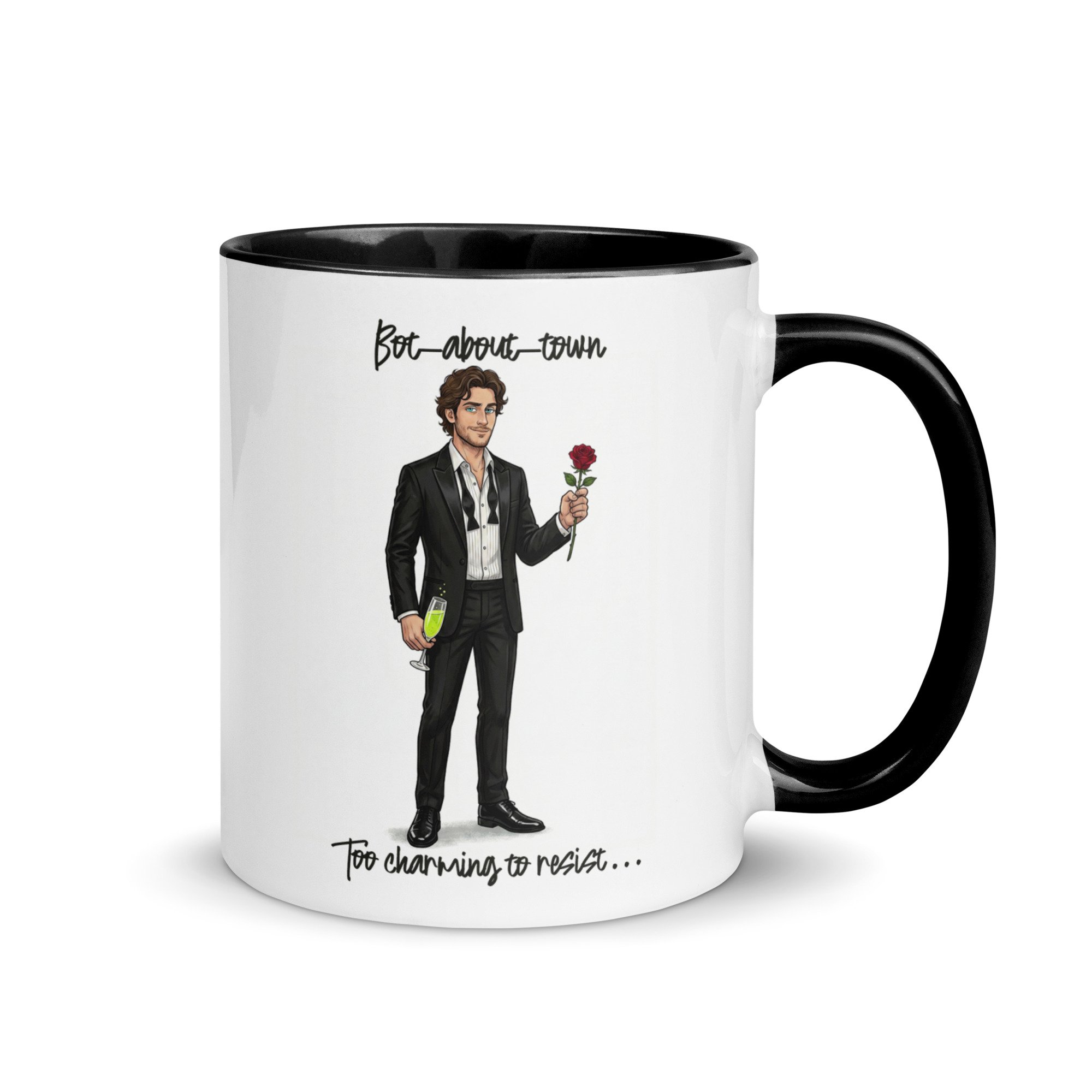 Bot-about-town Mug - He's too charming to resist - $24.99