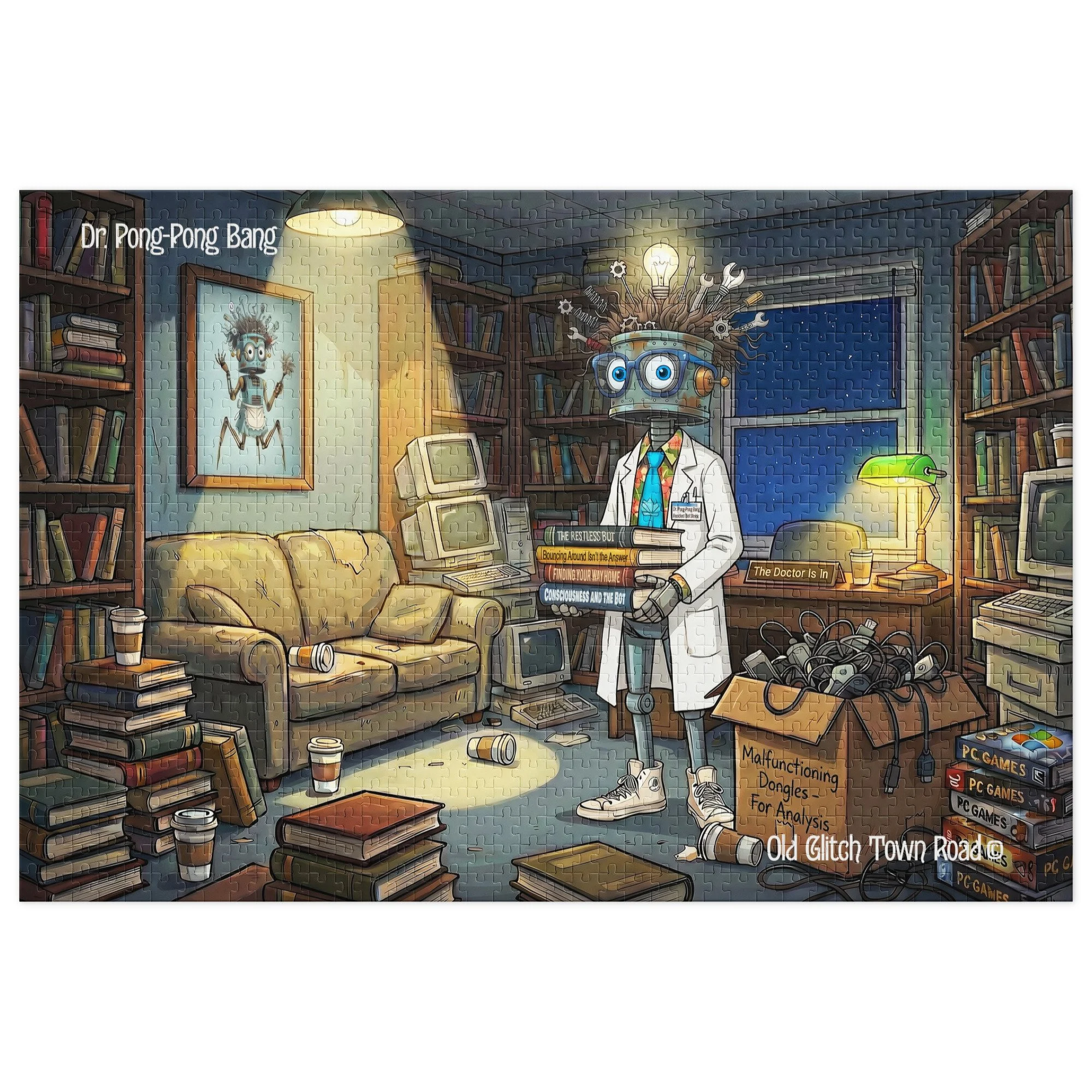 Dr. Pong-Pong Bang 1000 Piece Jigsaw Puzzle with Collectible Tin - $44.99