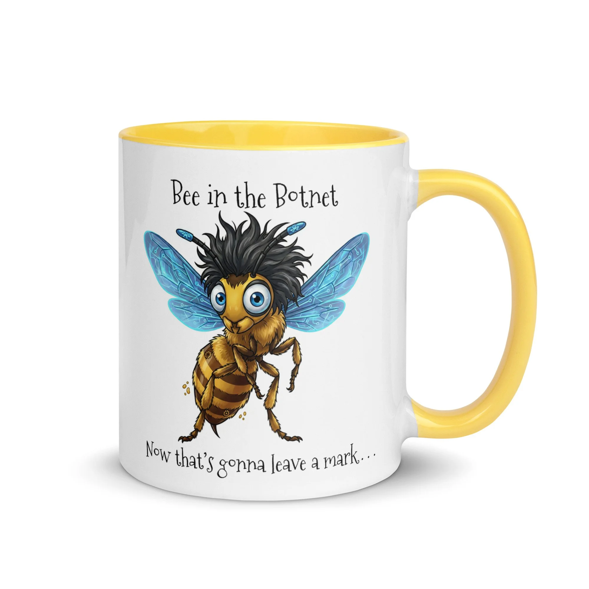 Bee in the Botnet Mug - That's gonna leave a Mark - $24.99