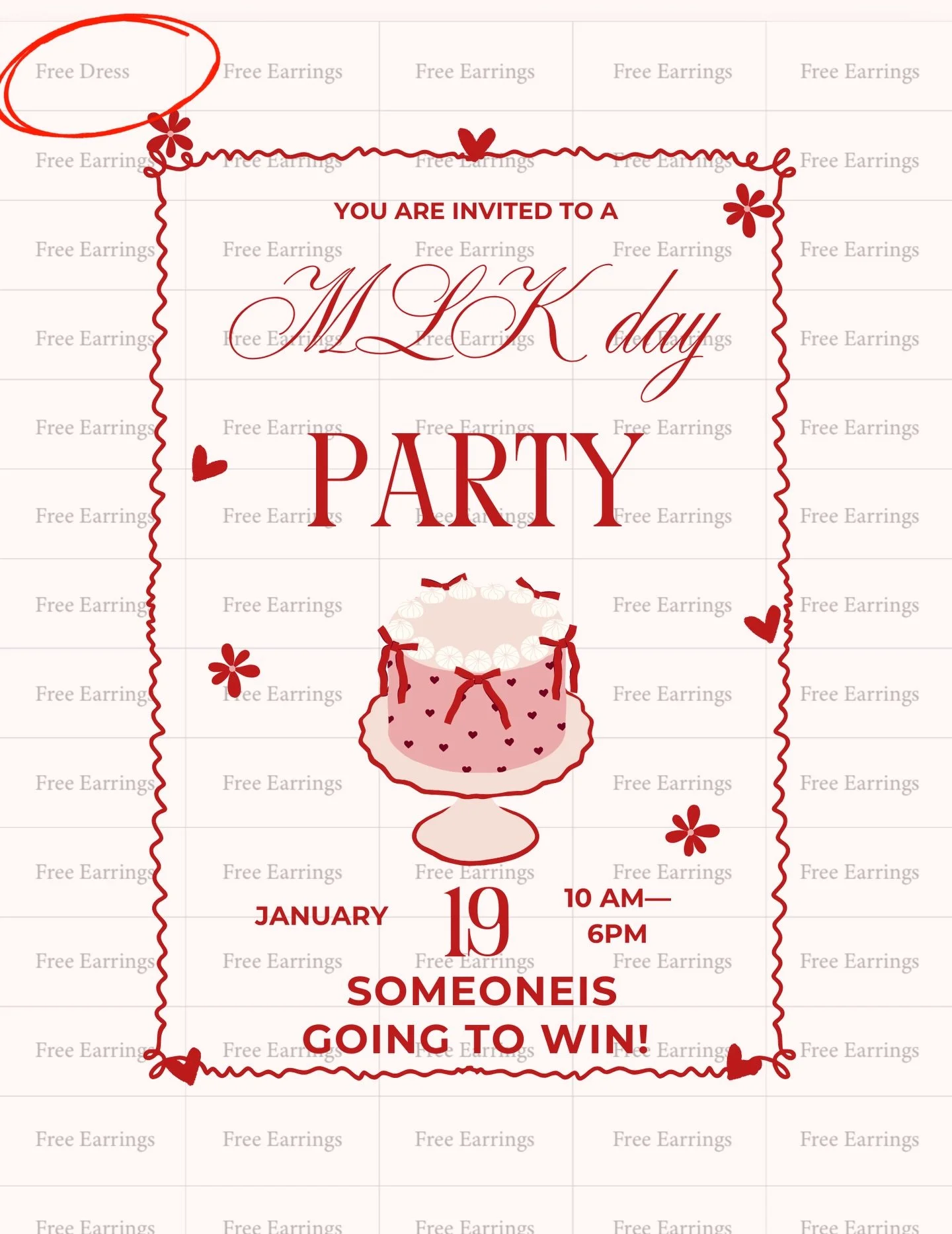 PROM GIRLS, THIS IS YOUR SIGN ✨

We&rsquo;re open TOMORROW, January 19 | 10&ndash;6 PM for prom shopping at The Royal We 👑

Every girl who says yes to her gown tomorrow receives a FREE pair of earrings just because&hellip; we love a little extra shi