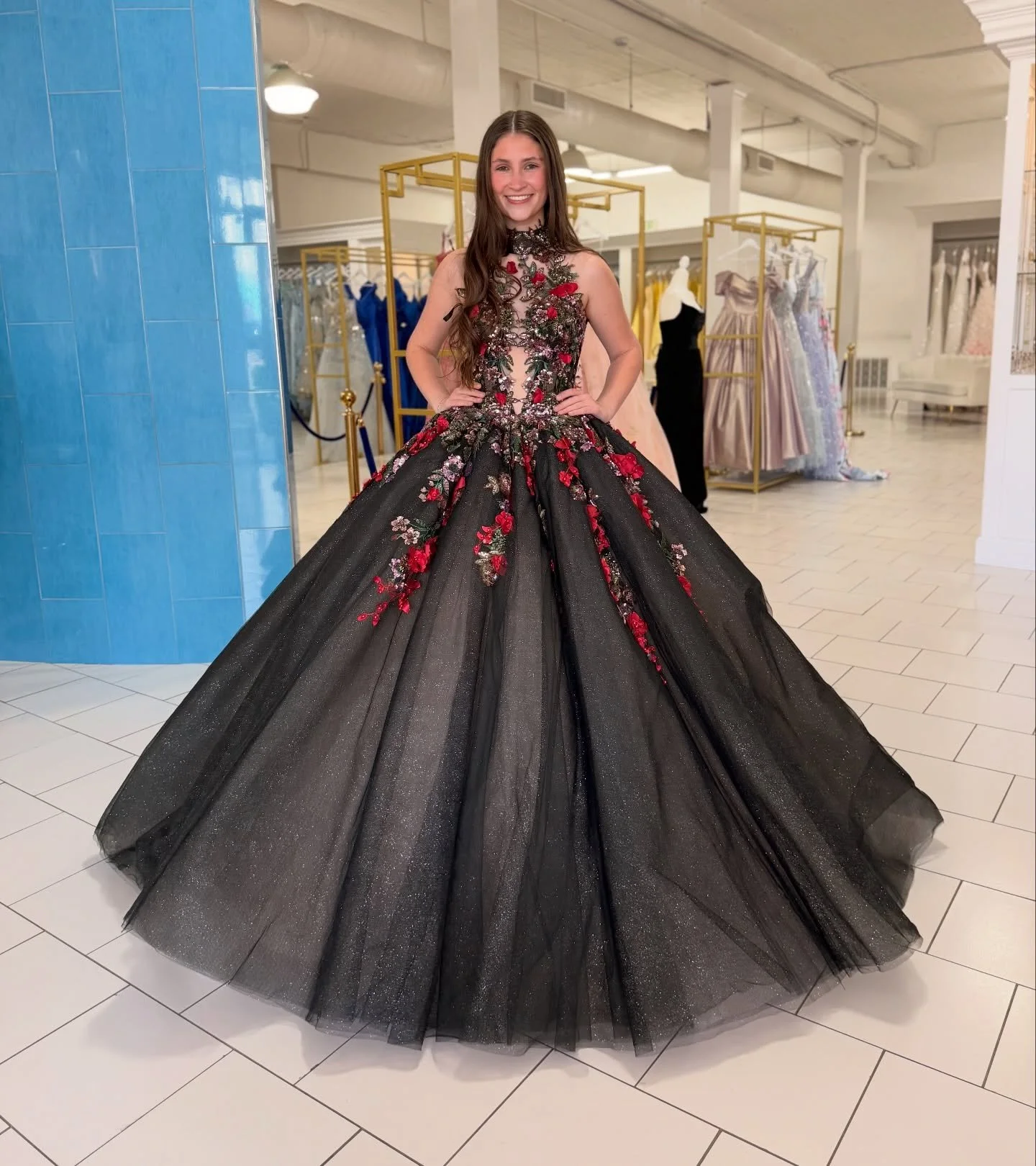 We&rsquo;ll give you three guesses about what came in today! If you guessed &ldquo;a big box of one of a kind dresses&rdquo; you are CORRECT! Come see these stunners! #prom #promdress #formal #promgown
