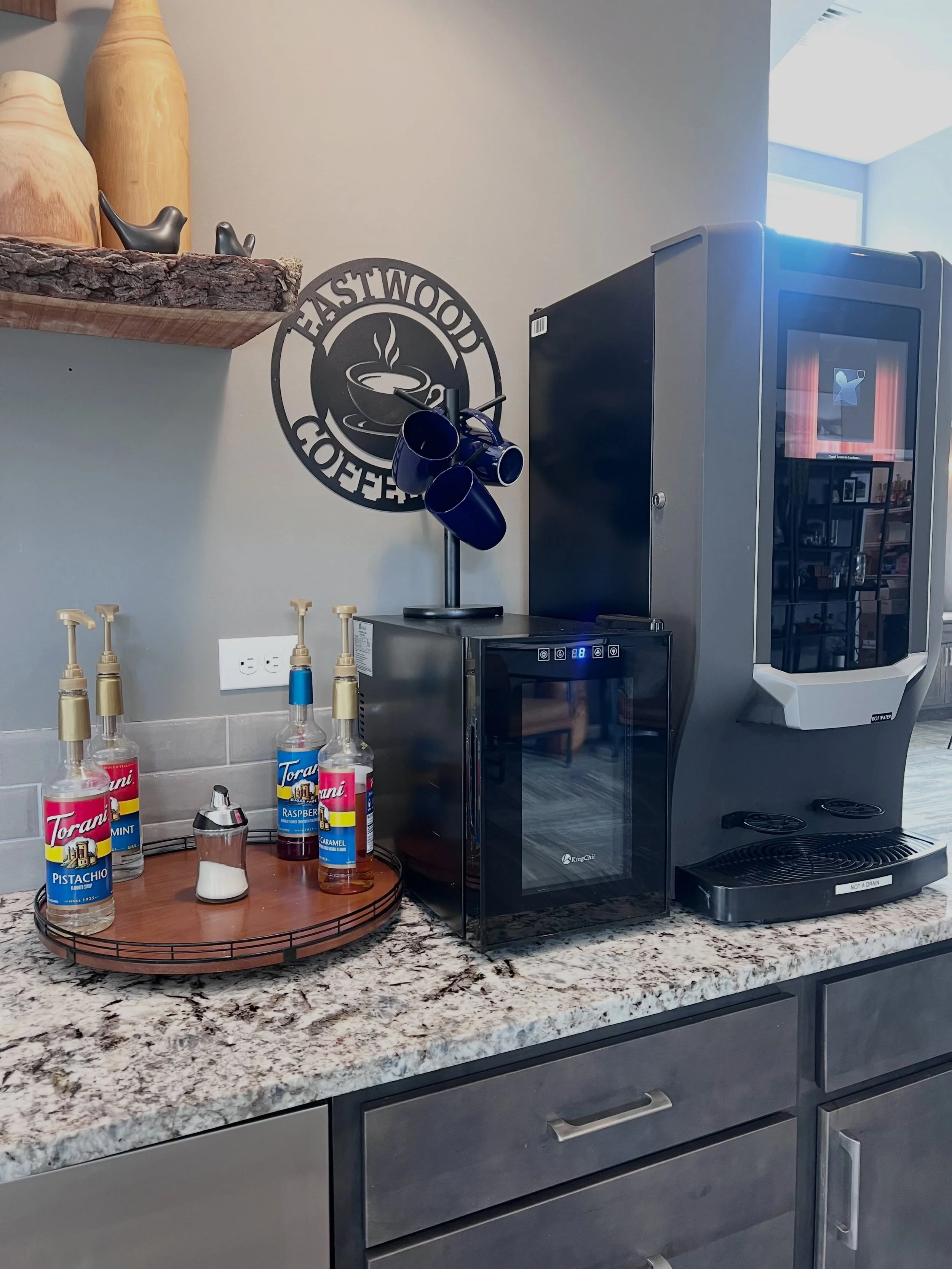 ☕️ All the flavors, all the possibilities.

Our coffee bar is fully stocked and ready for your perfect cup. Stop by and treat yourself! 🤎