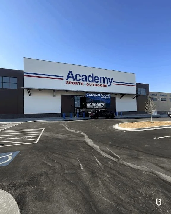 Academy Sports & Outdoors building. Picture taken from the parking lot.