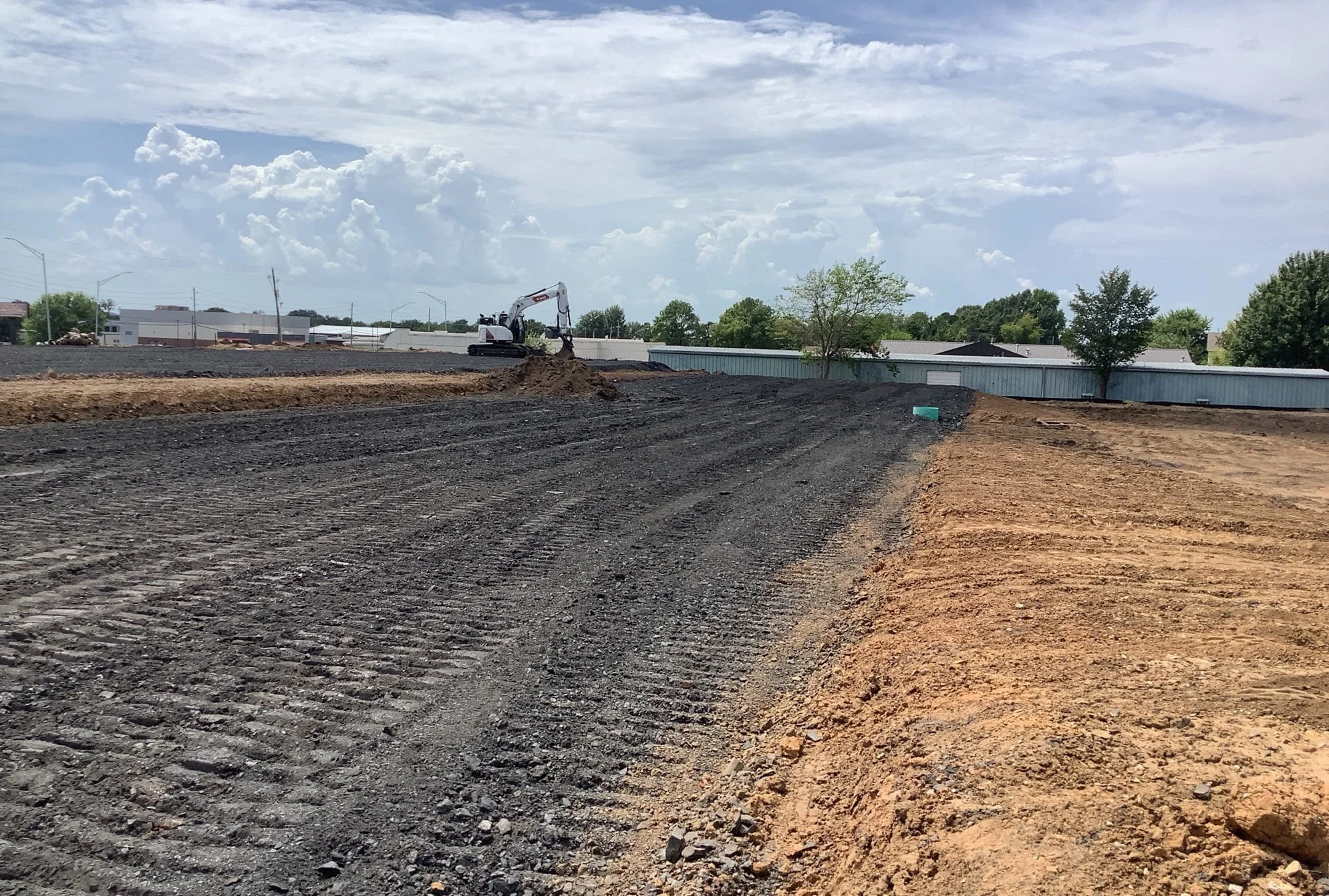 Mass grading and moisture conditioned subgrade preparation for Warren Clinic site development project in Coweta Oklahoma