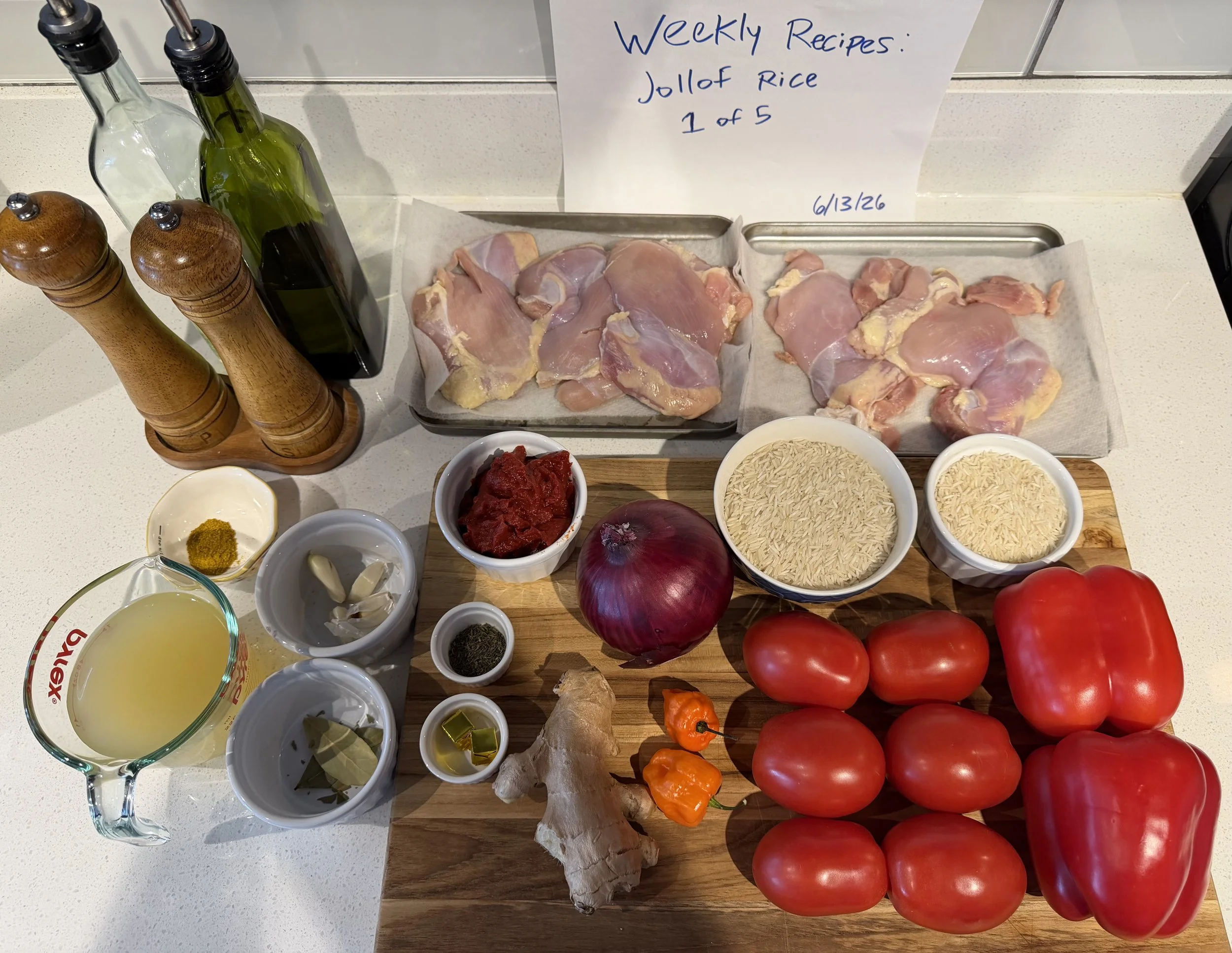Weekly Recipes - 1 of 5: Jollof Rice🇳🇬🇬🇭