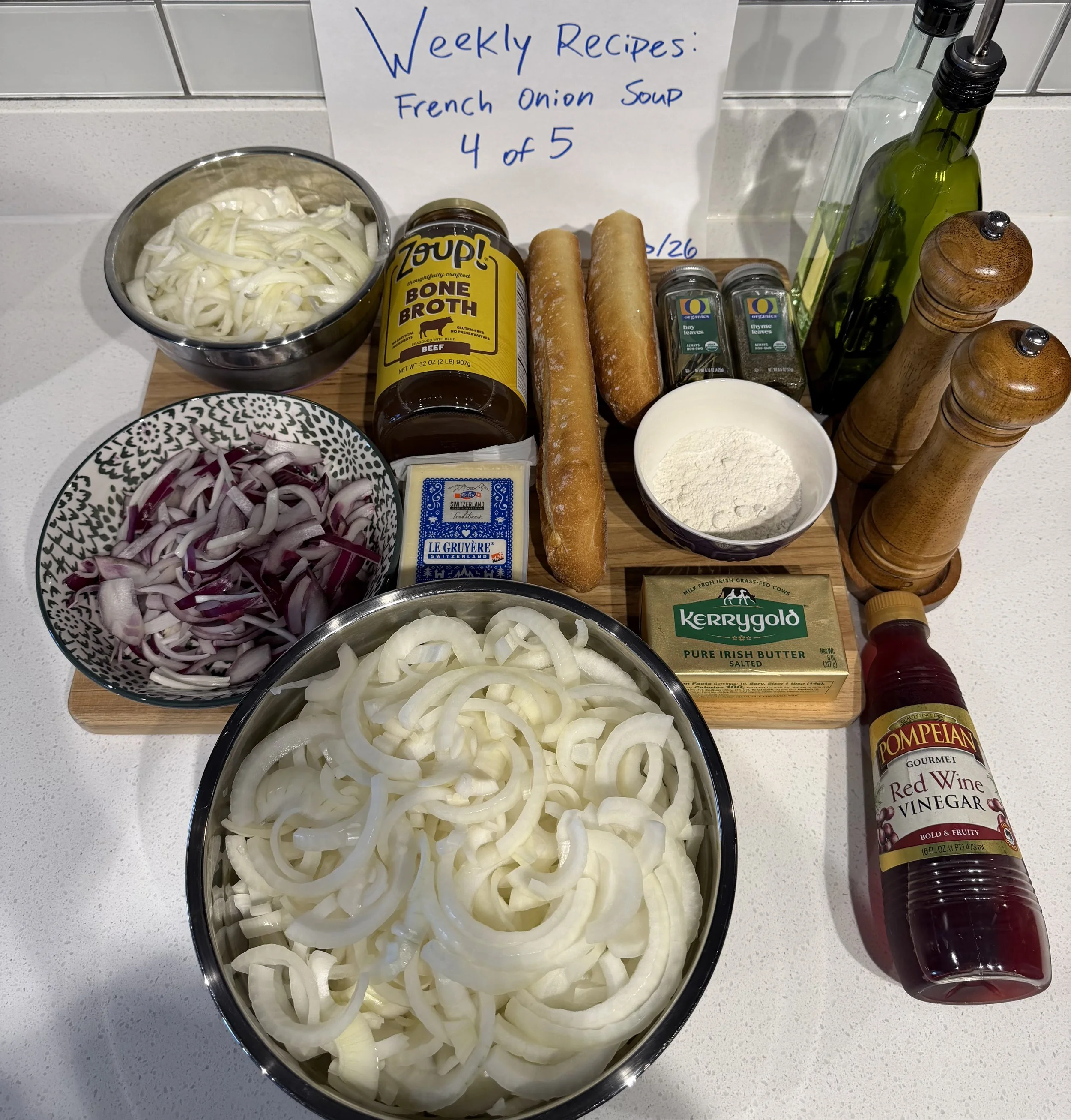 Weekly Recipes - 4 of 5: French Onion Soup🇫🇷