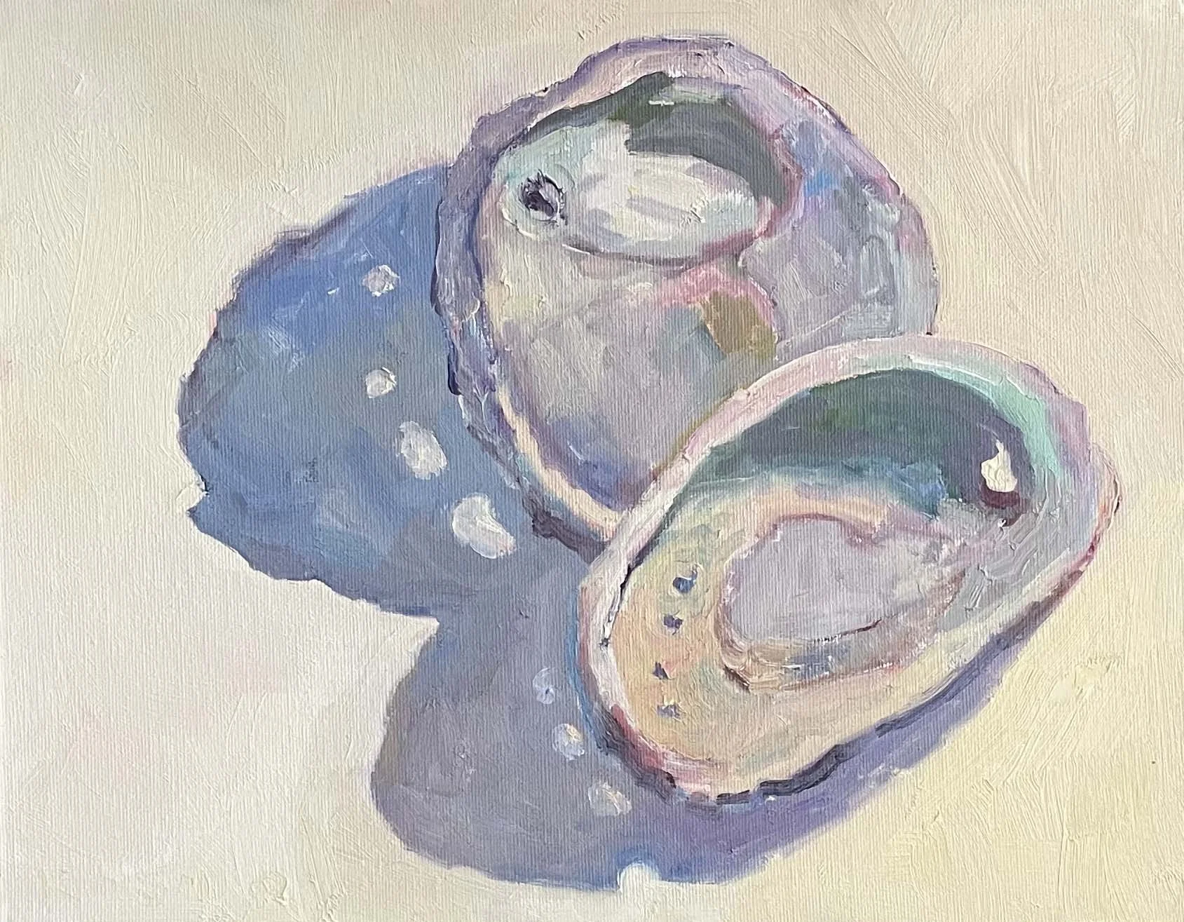 "Abalone,"
Backyard, 11x14, Oil