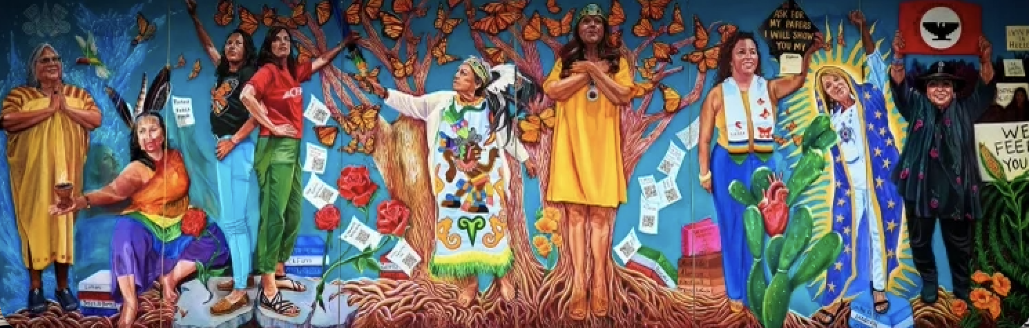 Sacramento Poderosas Mural and Exhibition Community Reception