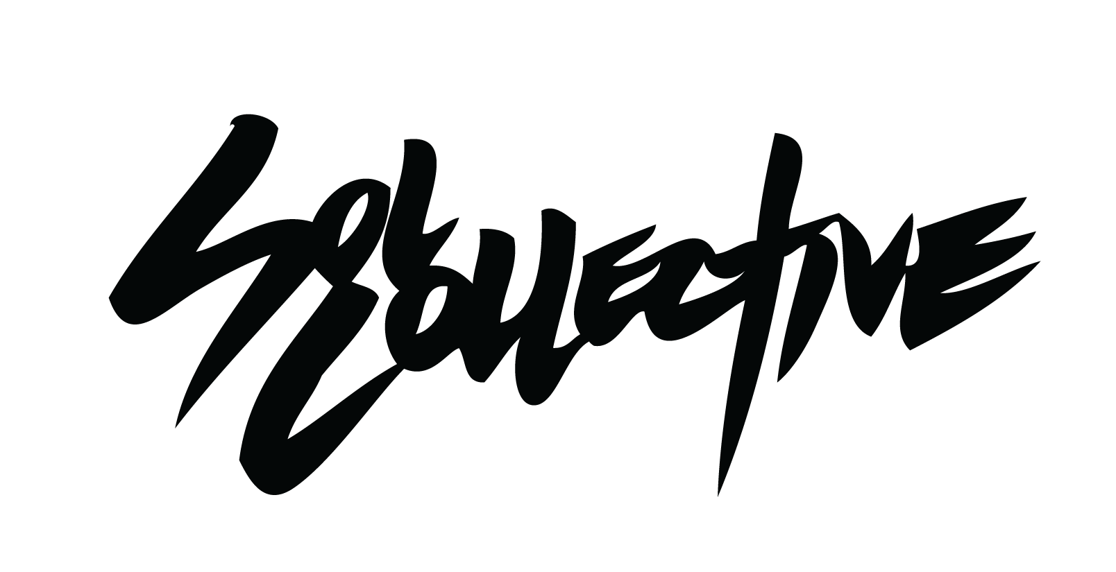 Black silhouette of a stylized text logo reading "Shopify" in cursive font.