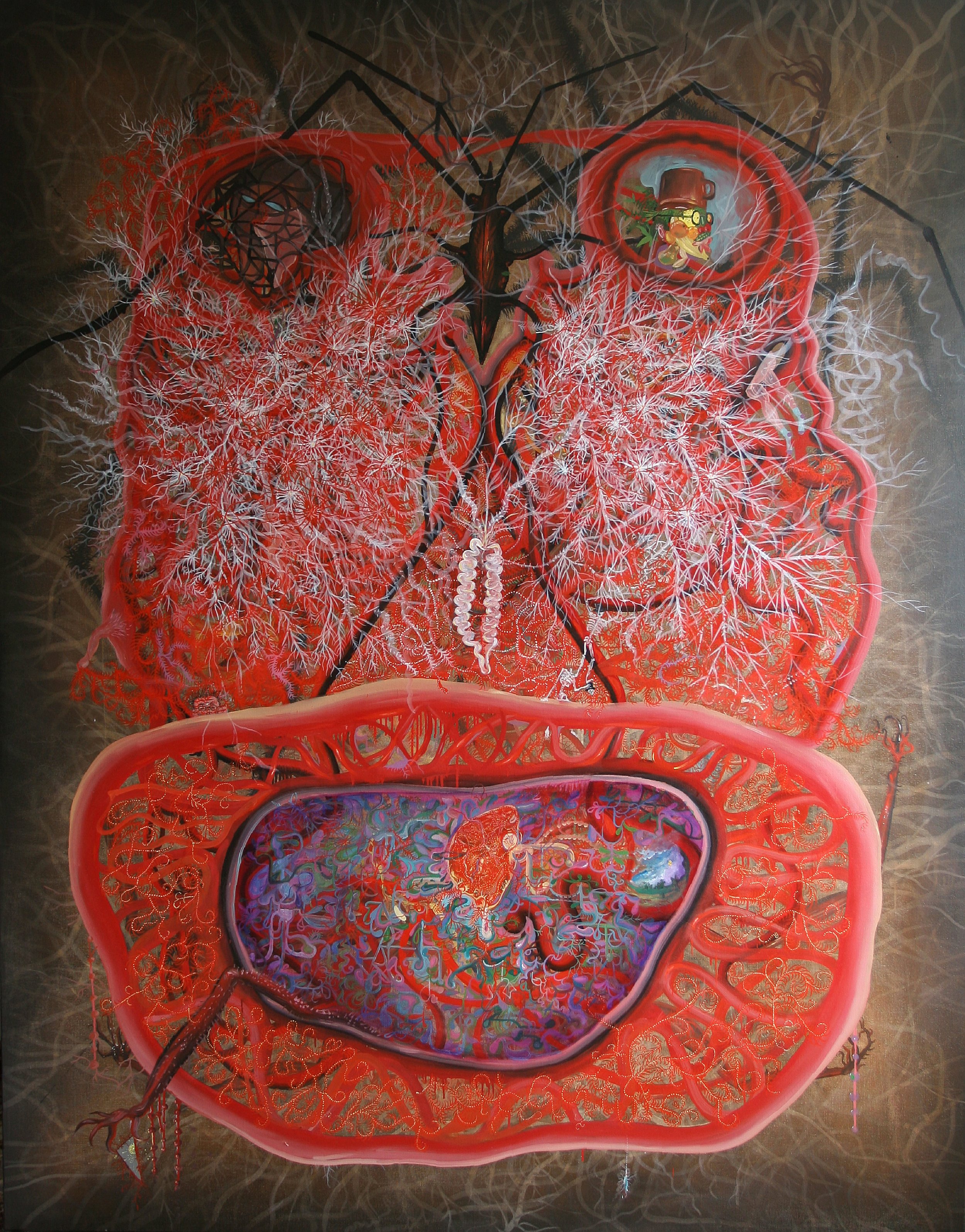 48, 210x165cm, olej, plotno, Magiczny Kapelusz, 2007, 300dpi.jpg