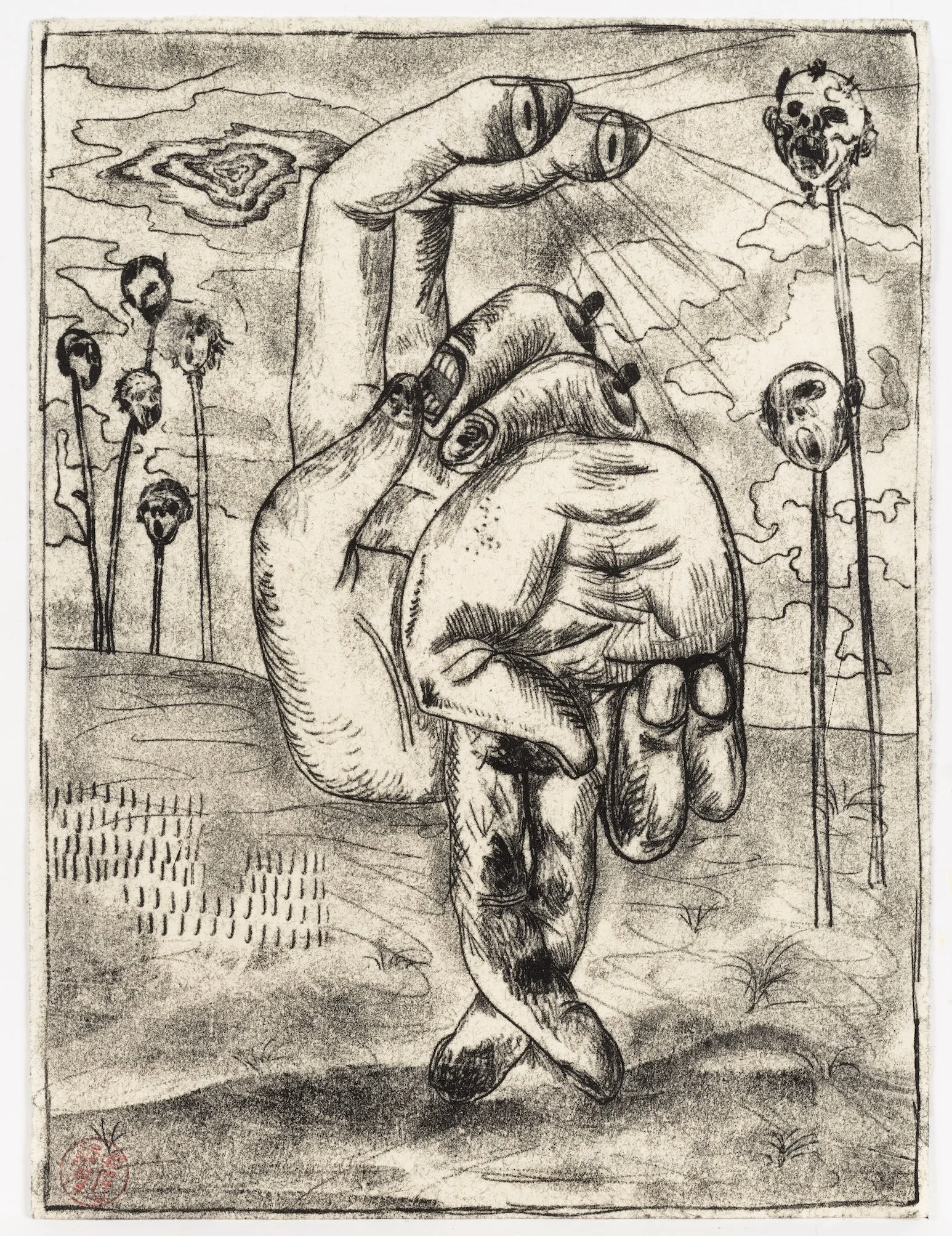 Fuentes_R_JJZ_Untitled (War)_32x23,6cm_monotype, paper_2022_courtesy James Fuentes Gallery_photo Jason Mandella_72dpi.jpg