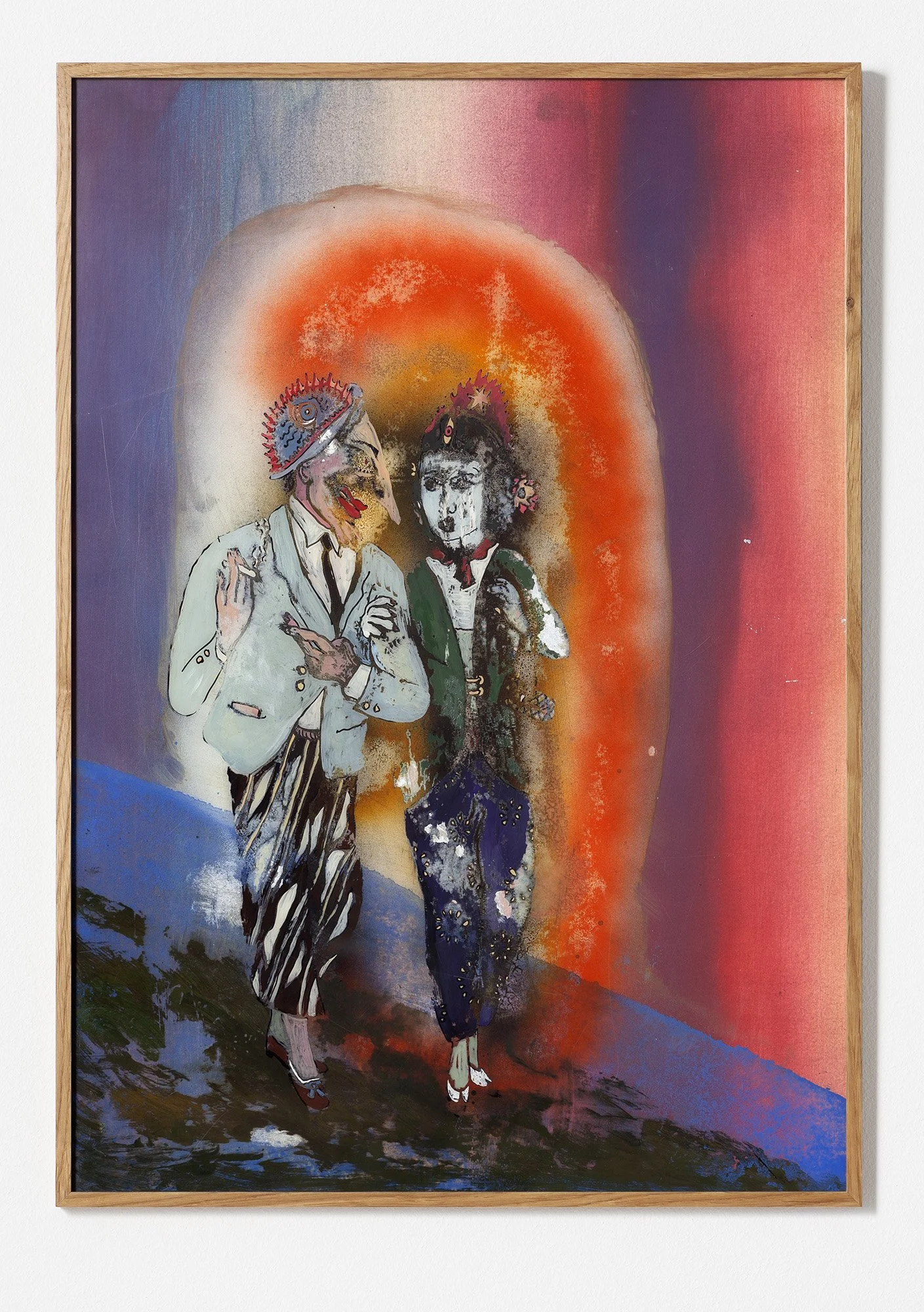 X_FGF_JZ-2017.4_Untitled_porcelain paint, acrylic on Plexiglas, gouache painted paper background_50x35cm_2017.jpg