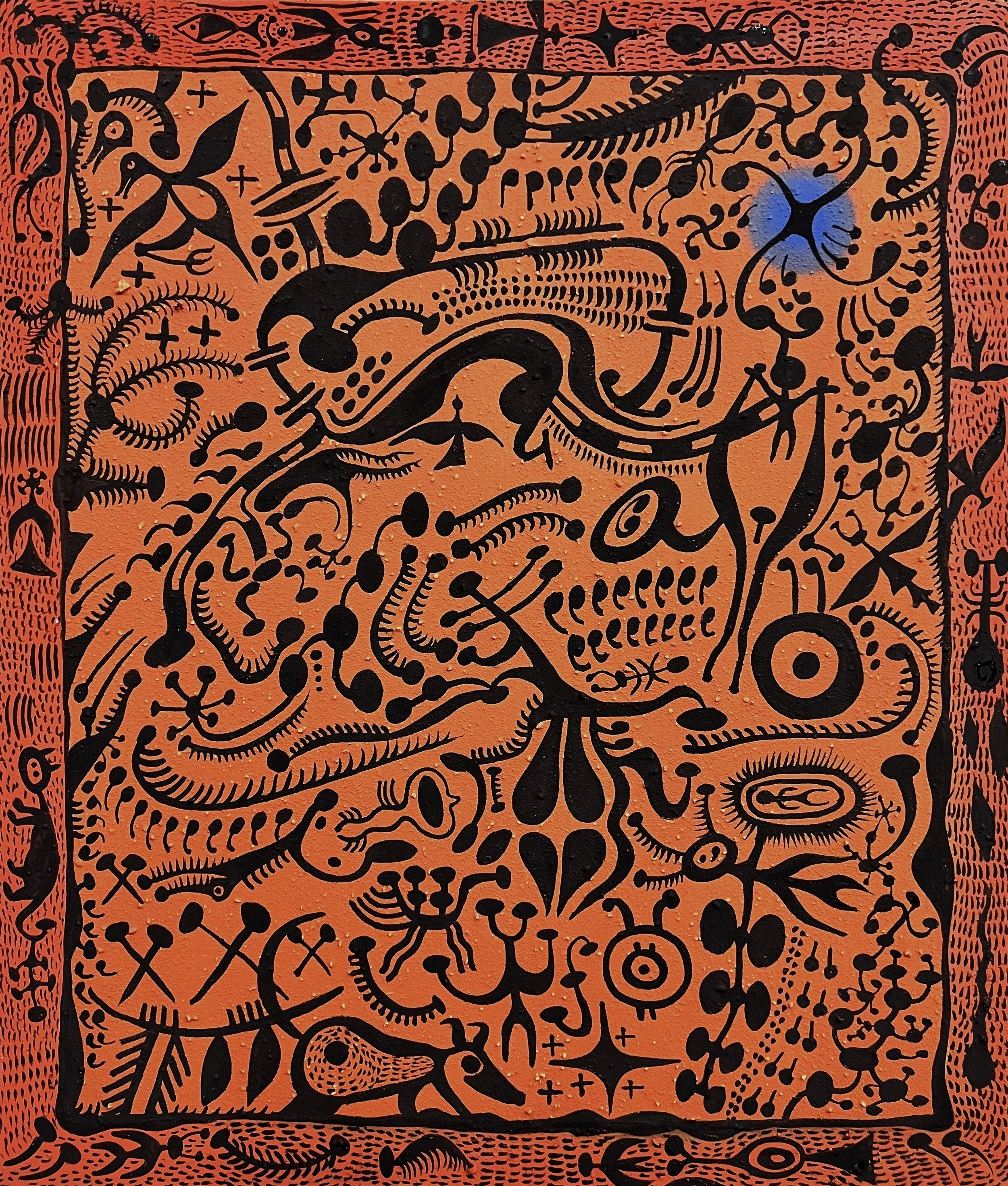 LSN_JJZ_Leśna opowieść_Forest Story_79x67,5cm_farby krzemianowe, mączka ceglana, płótno_2023_72dpi.jpg